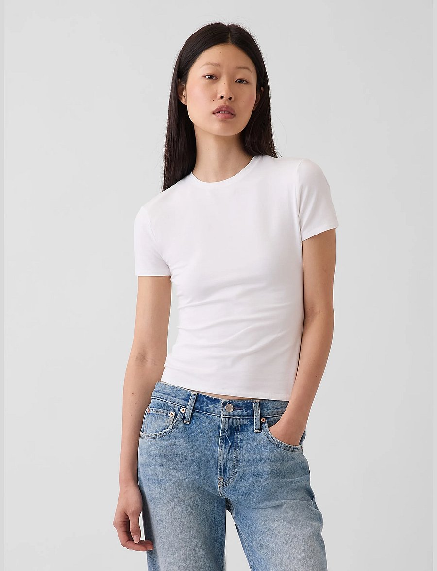 GAP - CloseKnit Jersey T-Shirt from the GAP collection - t-shirts - fresh white - 0