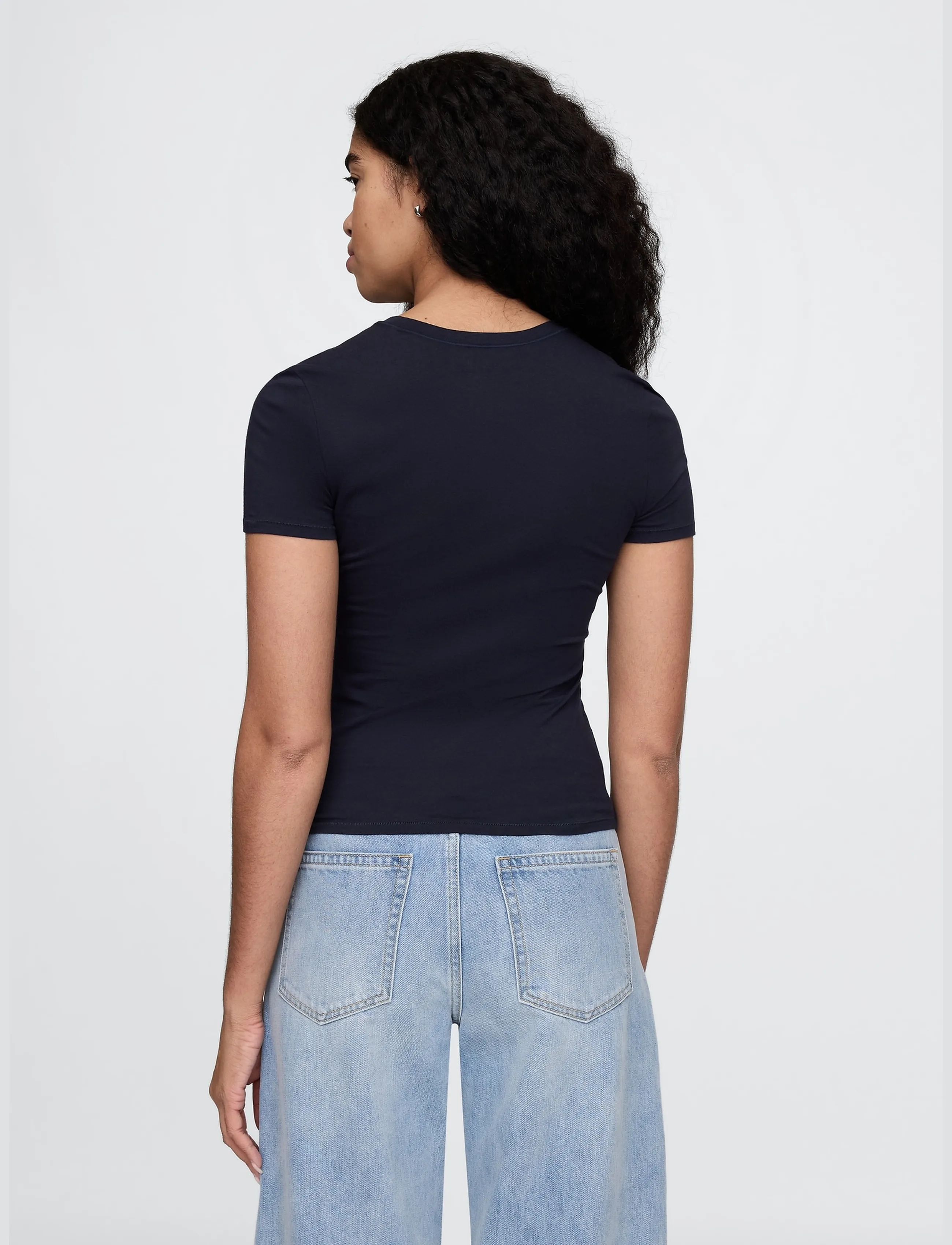 GAP - CloseKnit Jersey T-Shirt from the GAP collection - t-shirts - navy uniform - 3