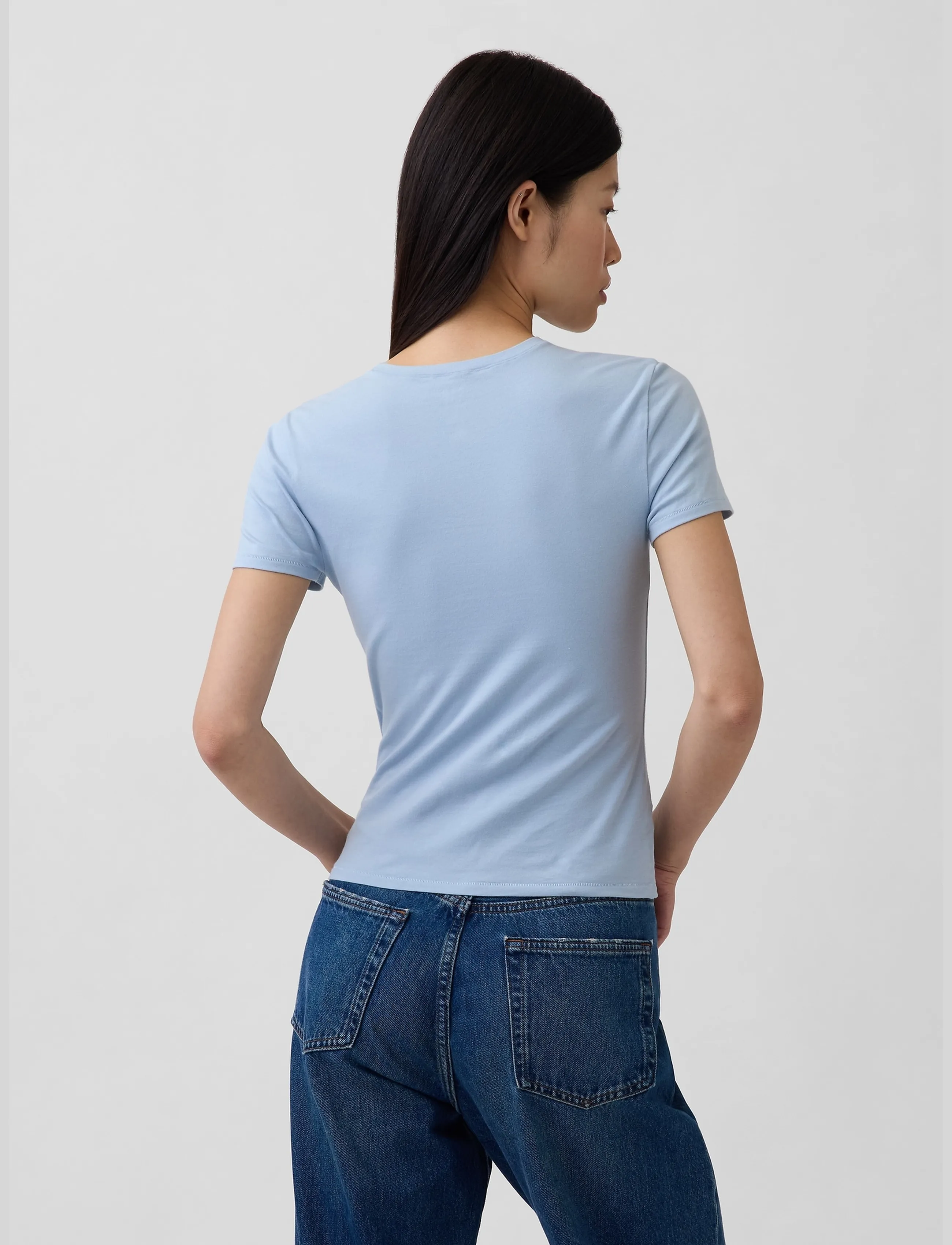 GAP - CloseKnit Jersey T-Shirt from the GAP collection - sail blue - 3