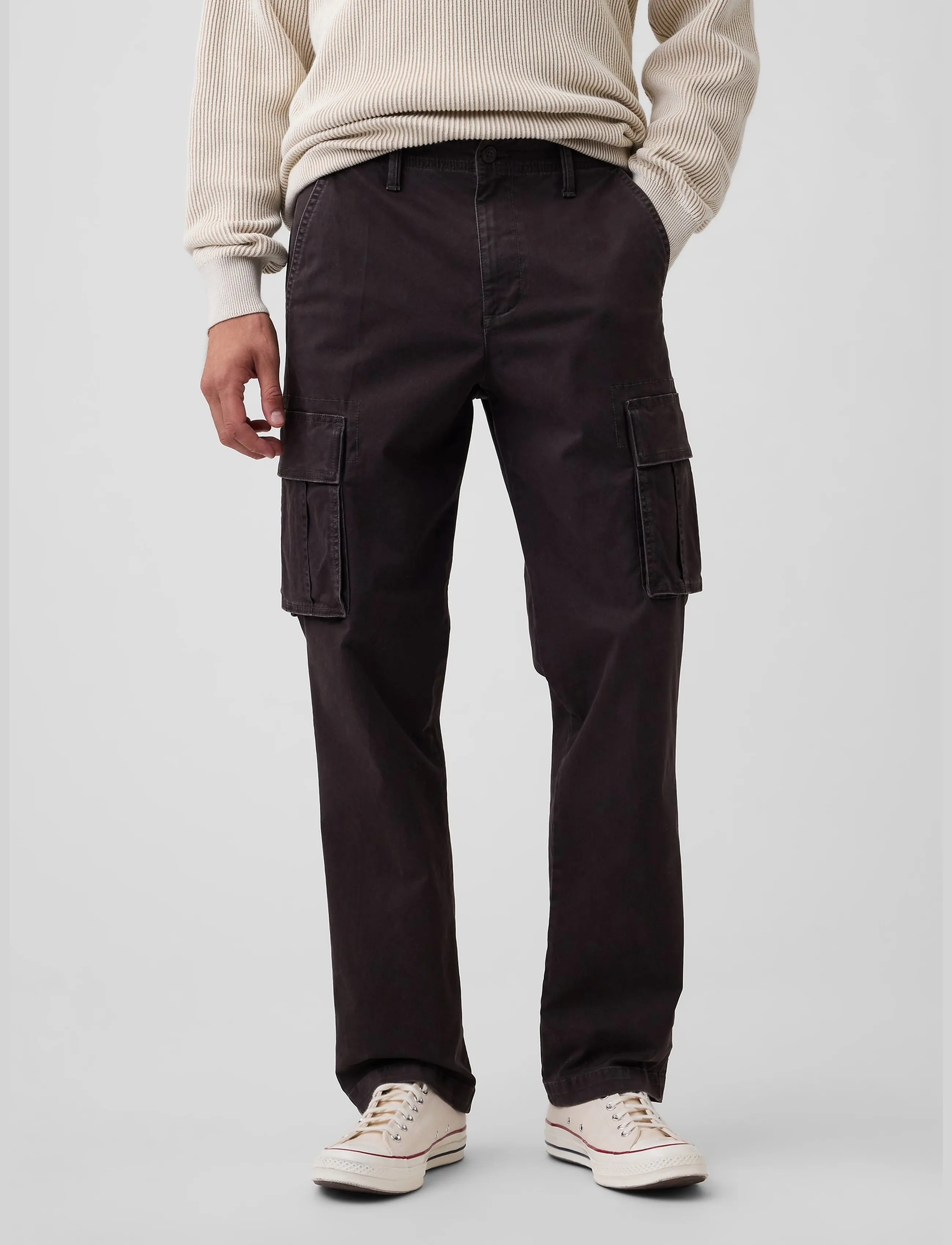 GAP - Essential Straight Cargo Pants from the GAP collection - cargo pants - terra brown - 3
