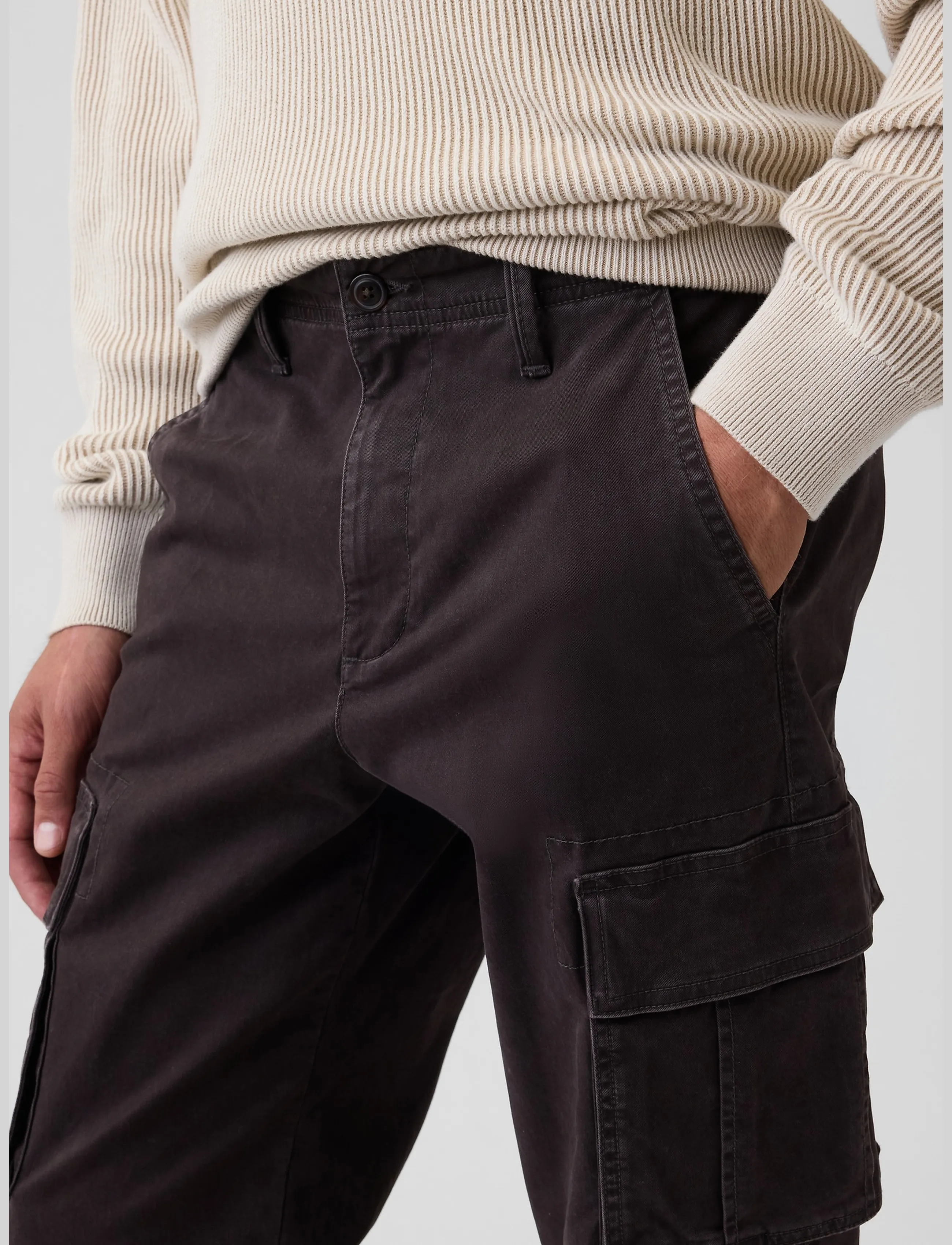 GAP - Essential Straight Cargo Pants from the GAP collection - cargo pants - terra brown - 5