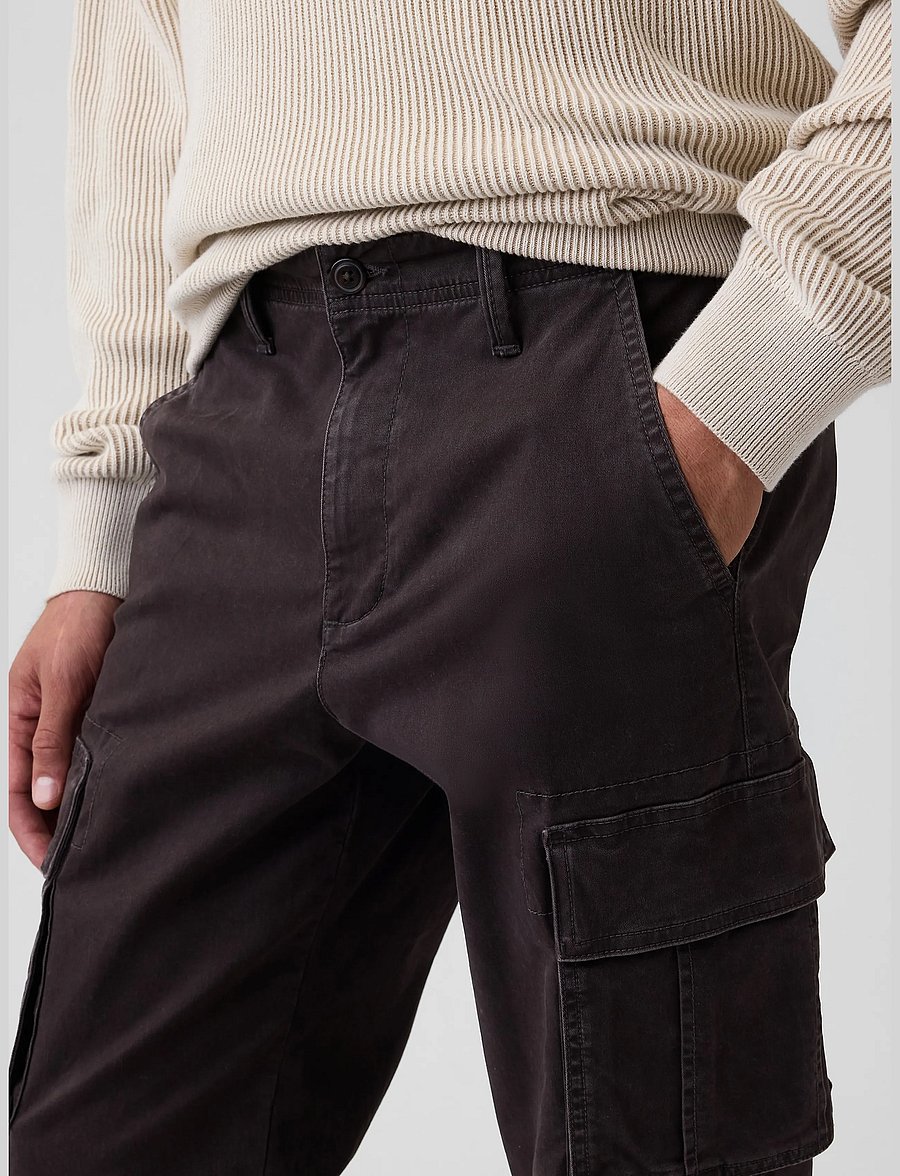 GAP - Essential Straight Cargo Pants from the GAP collection - cargo pants - terra brown - 5