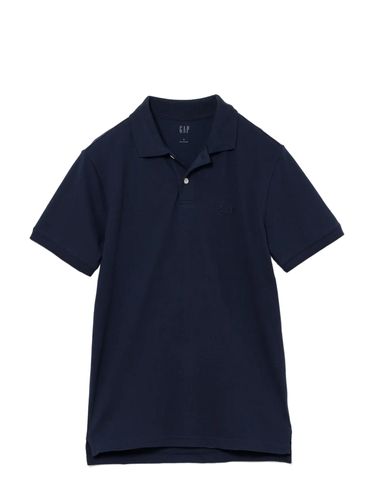 GAP Gap Logo Pique Polo Shirt - Polo Shirts - TAPESTRY NAVY / navy