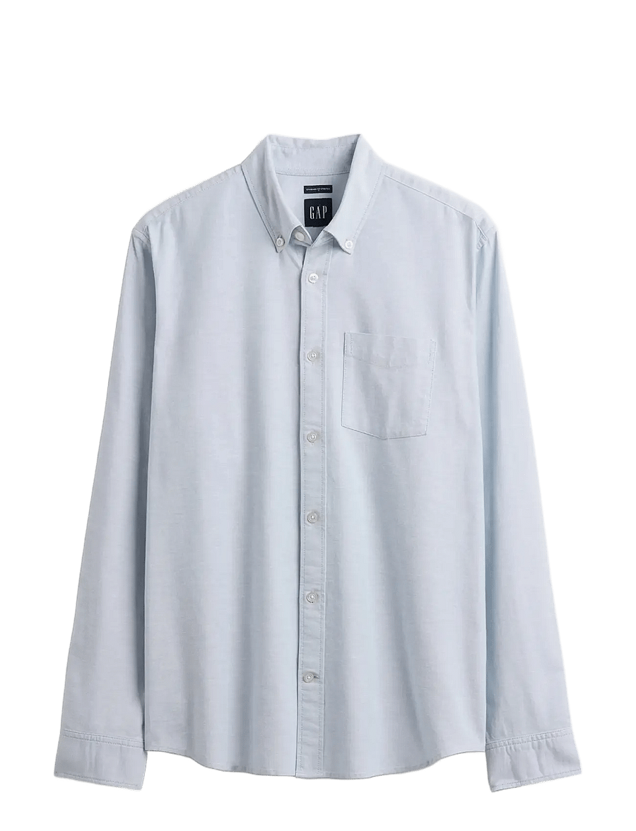 GAP - Oxford Button-Down Shirt from the GAP collection - casual shirts - light blue - 1