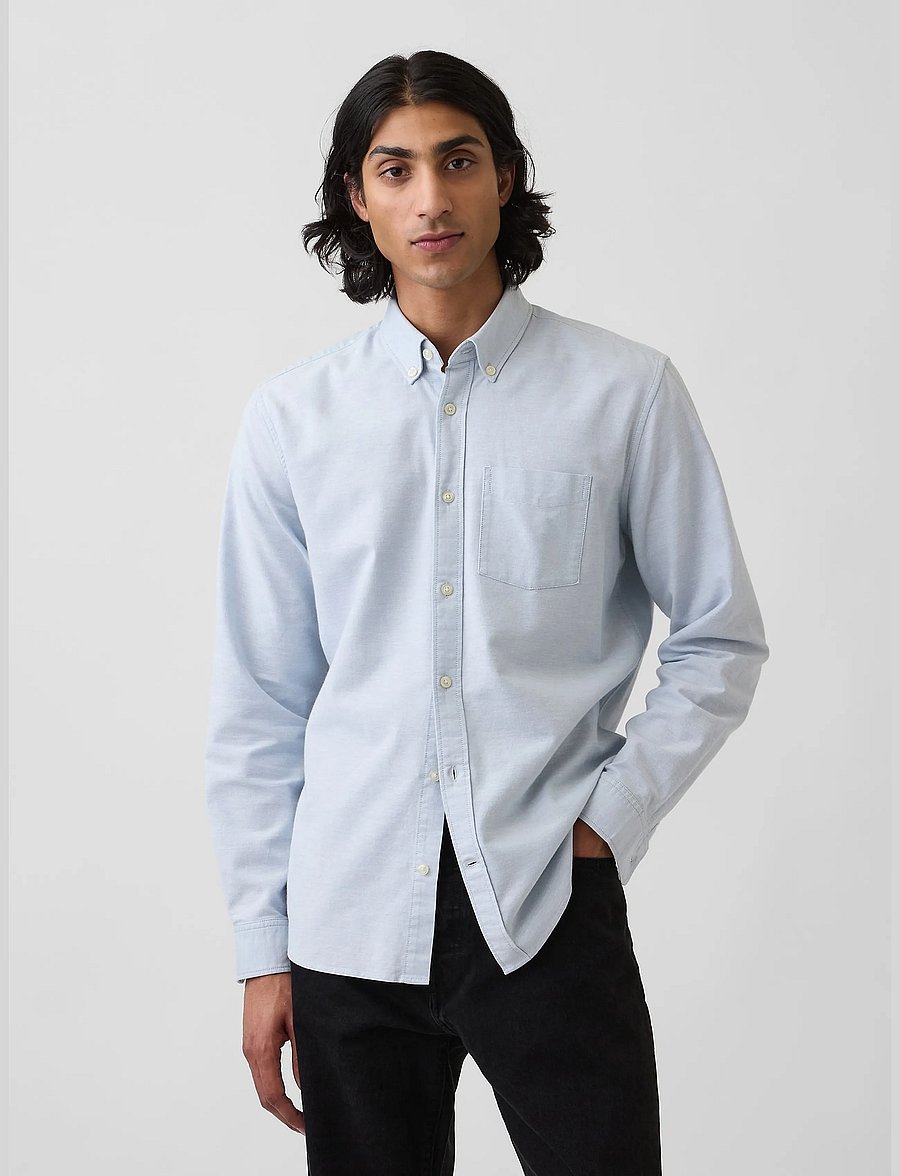 GAP - Oxford Button-Down Shirt from the GAP collection - casual shirts - light blue - 0