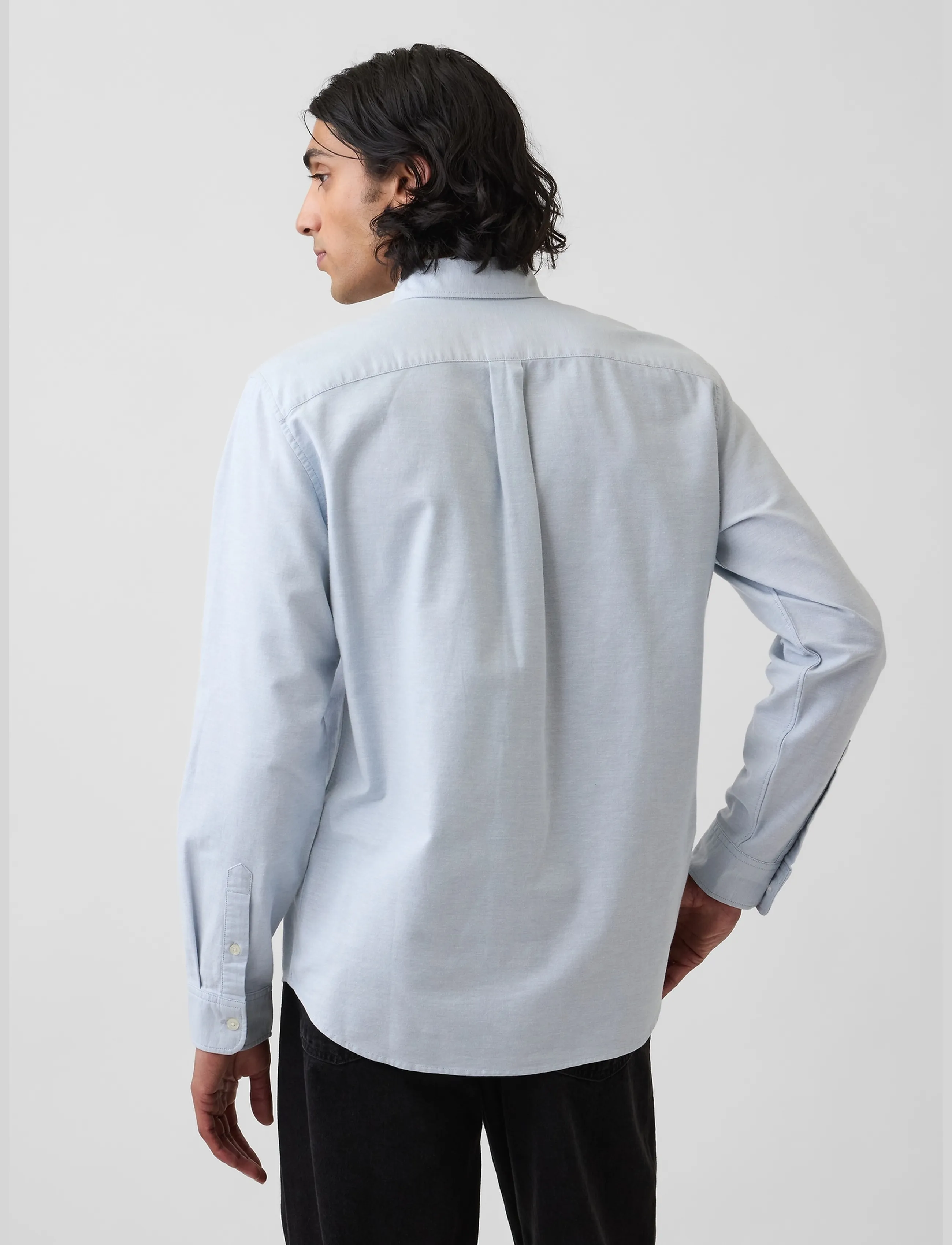 GAP - Oxford Button-Down Shirt from the GAP collection - casual shirts - light blue - 2