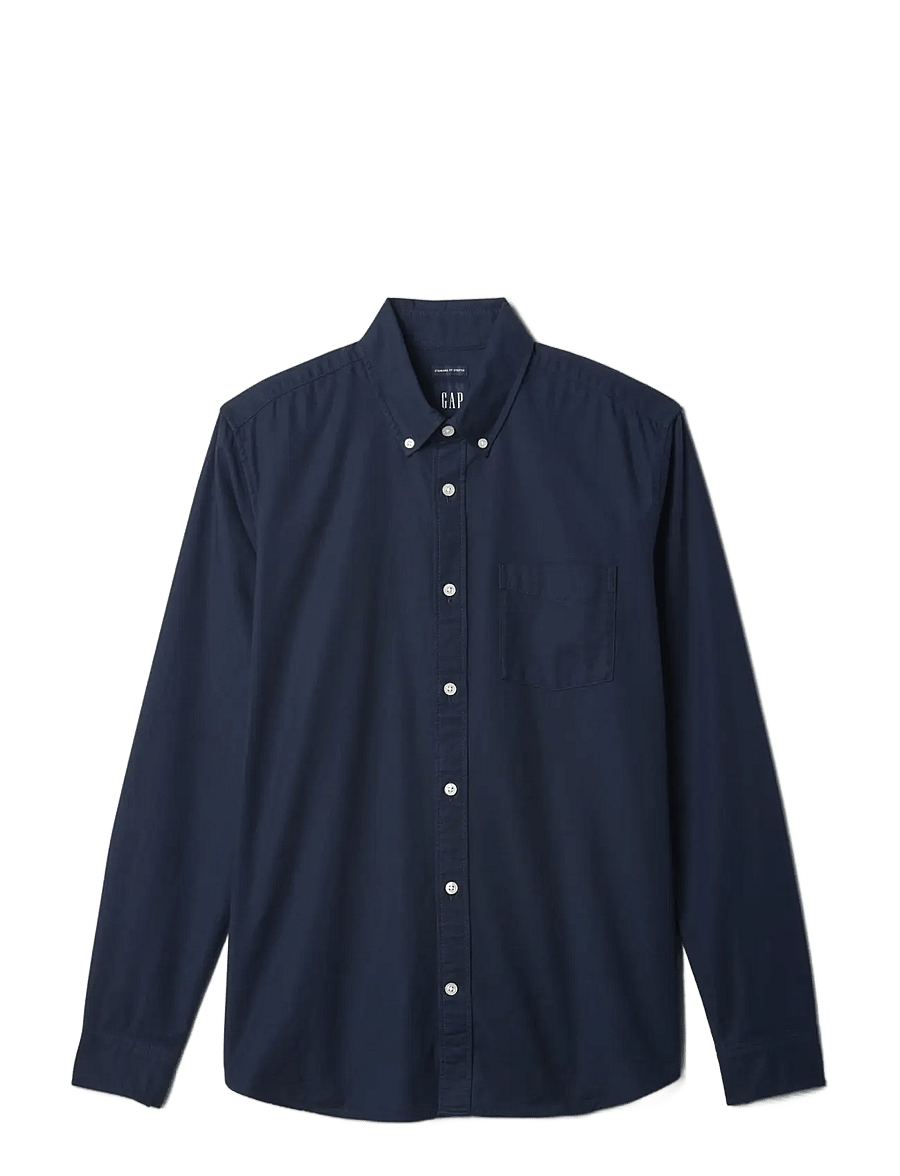 GAP - Oxford Button-Down Shirt from the GAP collection - casual shirts - tapestry navy v2 - 1