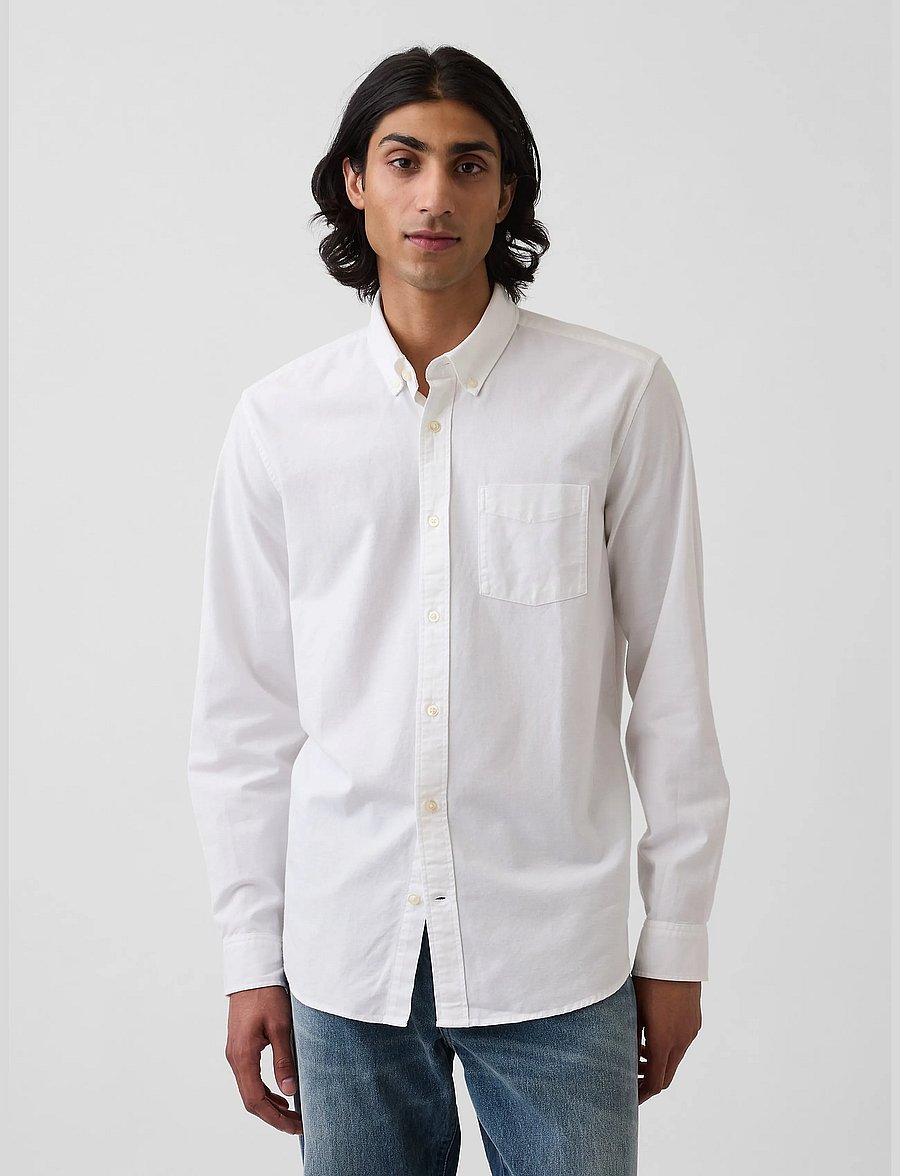 GAP - Oxford Button-Down Shirt from the GAP collection - freizeithemden - white v2 global - 0