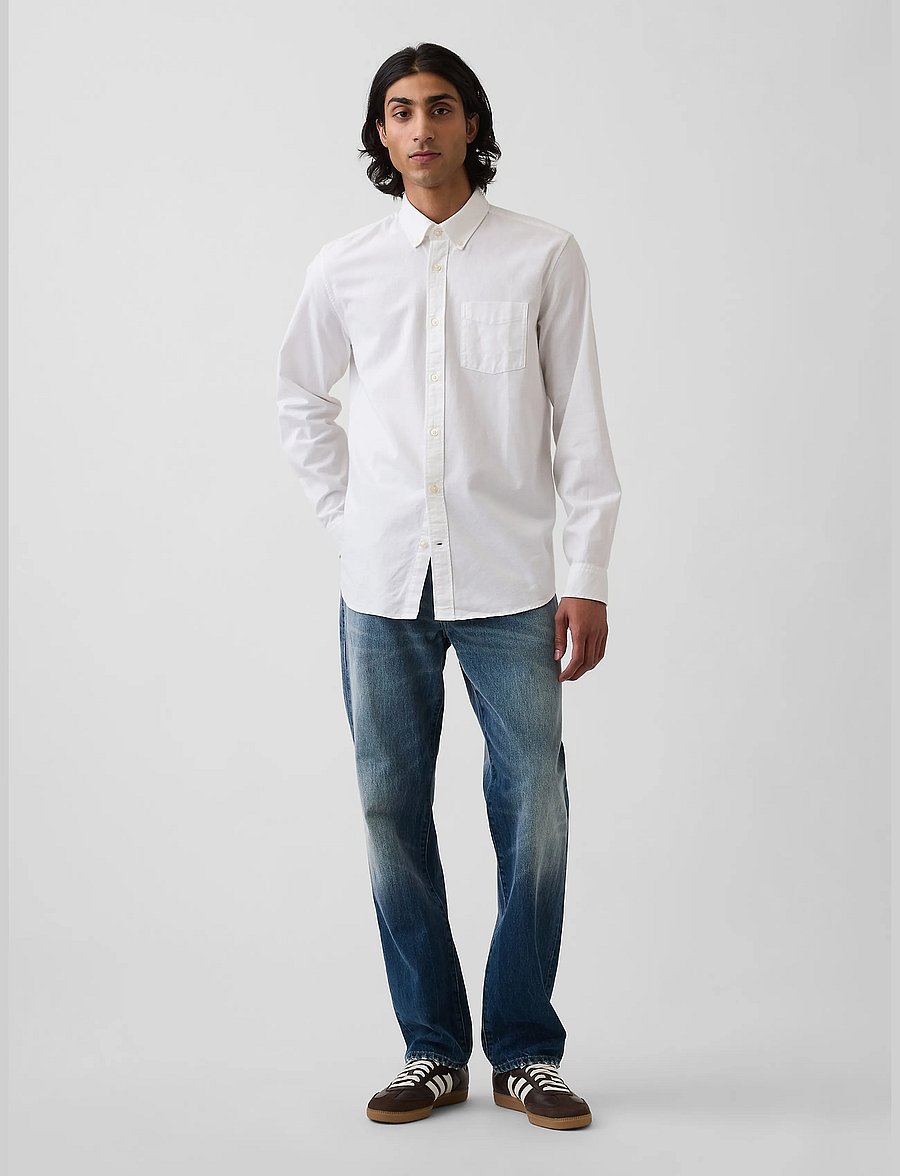 GAP - Oxford Button-Down Shirt from the GAP collection - freizeithemden - white v2 global - 2