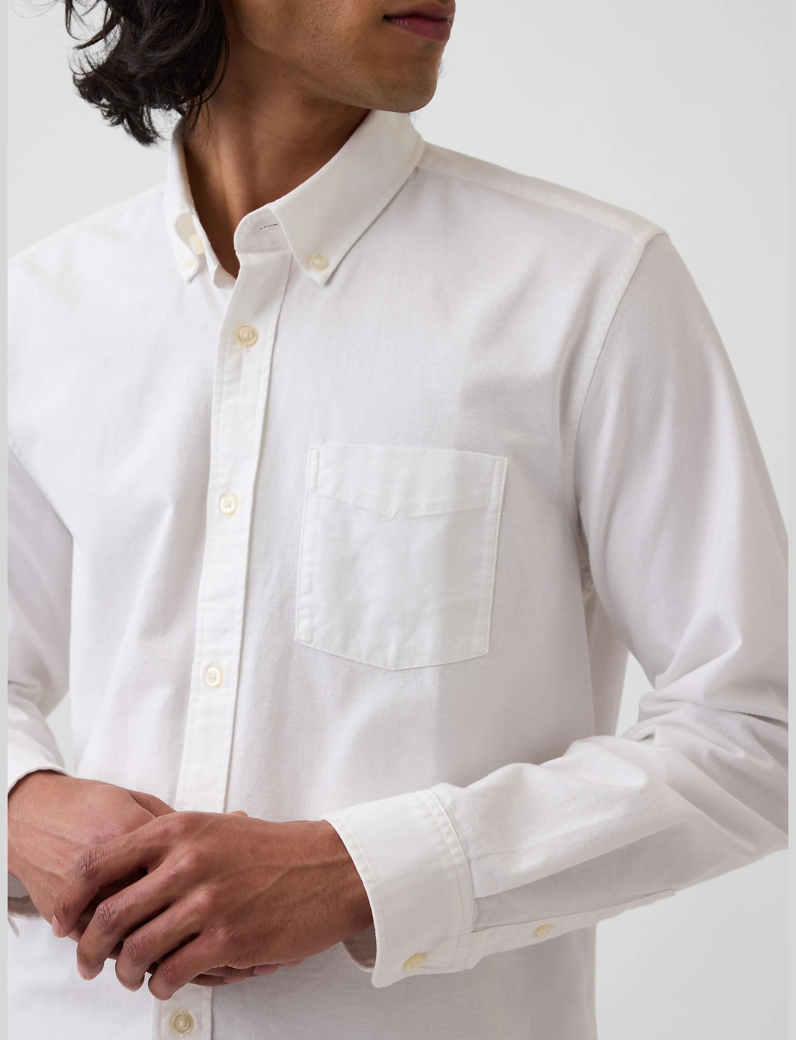 GAP Oxford Button-Down Shirt From The Collection oxfordskjortor herr – bild 4