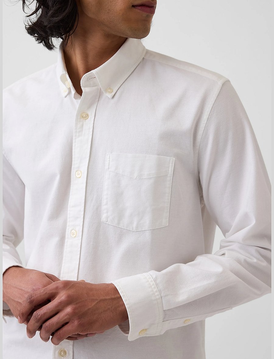 GAP - Oxford Button-Down Shirt from the GAP collection - freizeithemden - white v2 global - 4