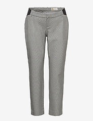 GAP - Maternity Inset Panel Slim Ankle Pants - slim fit trousers - grey plaid - 0