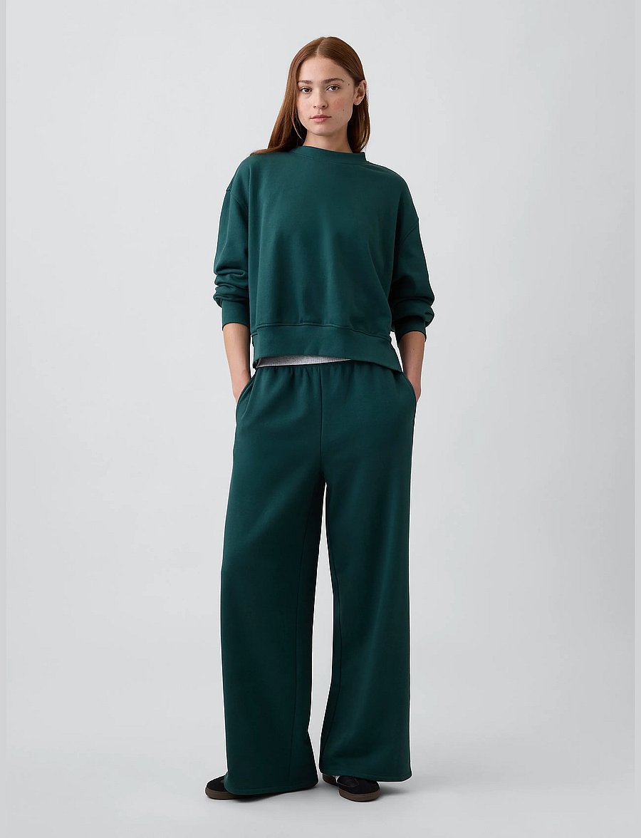 GAP - VintageSoft Baggy Wide-Leg Sweatpants from the GAP collection - alltags-style - dark green 4 - 0