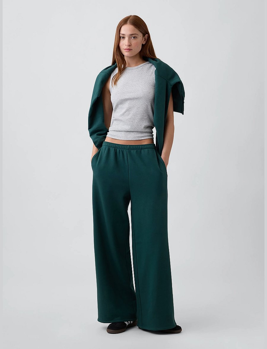 GAP - VintageSoft Baggy Wide-Leg Sweatpants from the GAP collection - alltags-style - dark green 4 - 4