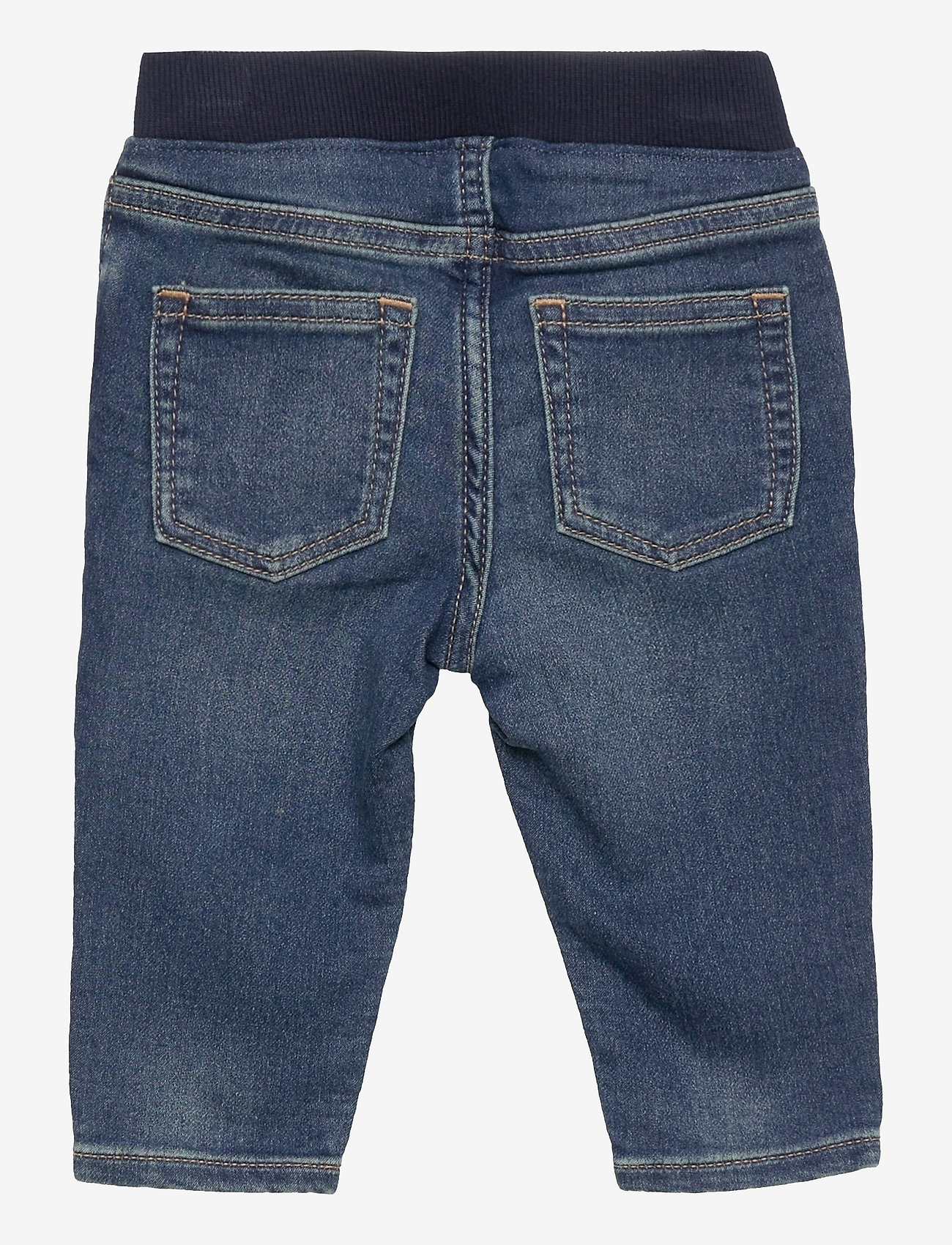GAP - Baby Organic Knit-Denim Slim Jeans - dark wash - 1