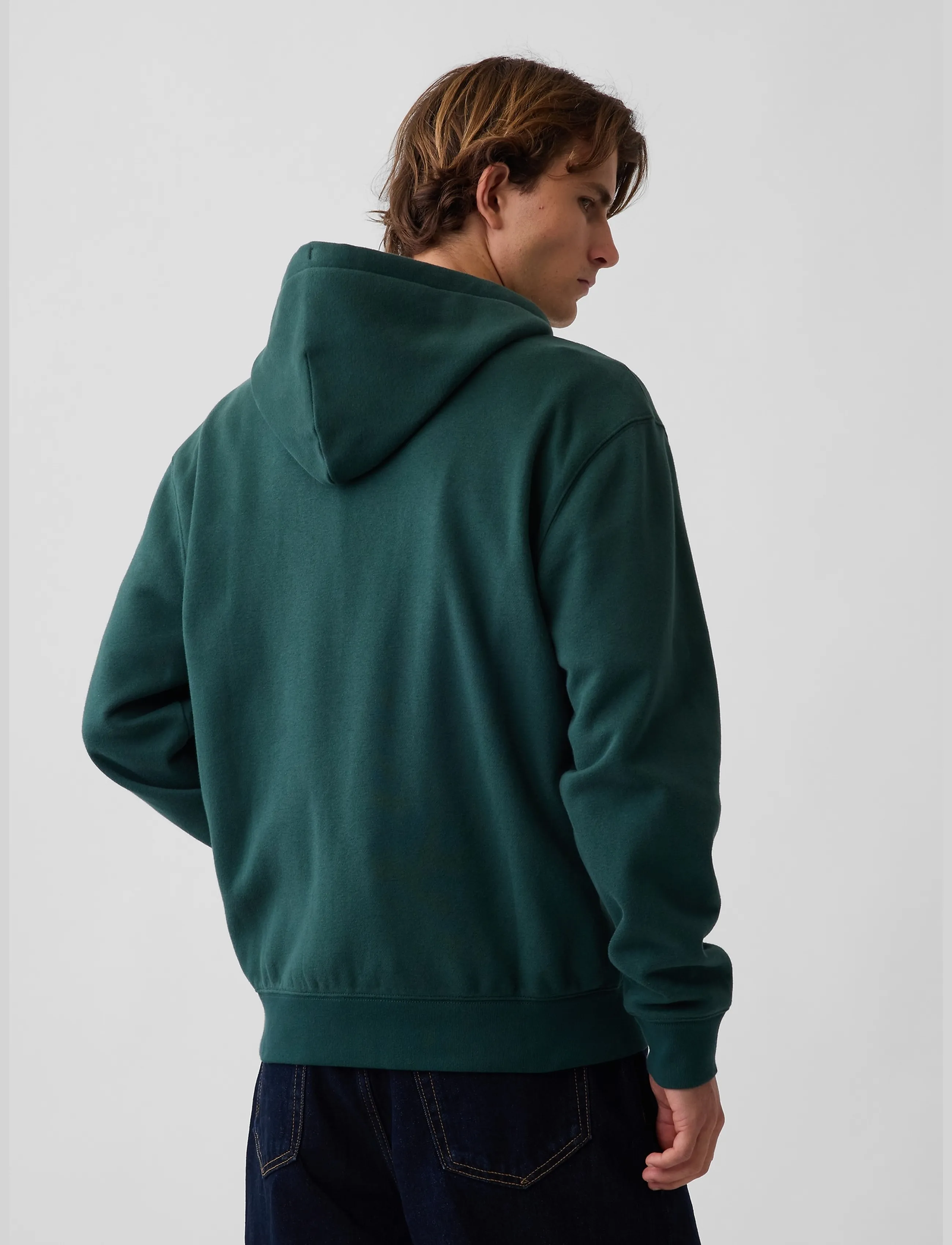 GAP - Adult VintageSoft Arch Logo Zip Hoodie - kapuutsiga pusad - deep hunter v2 - 3