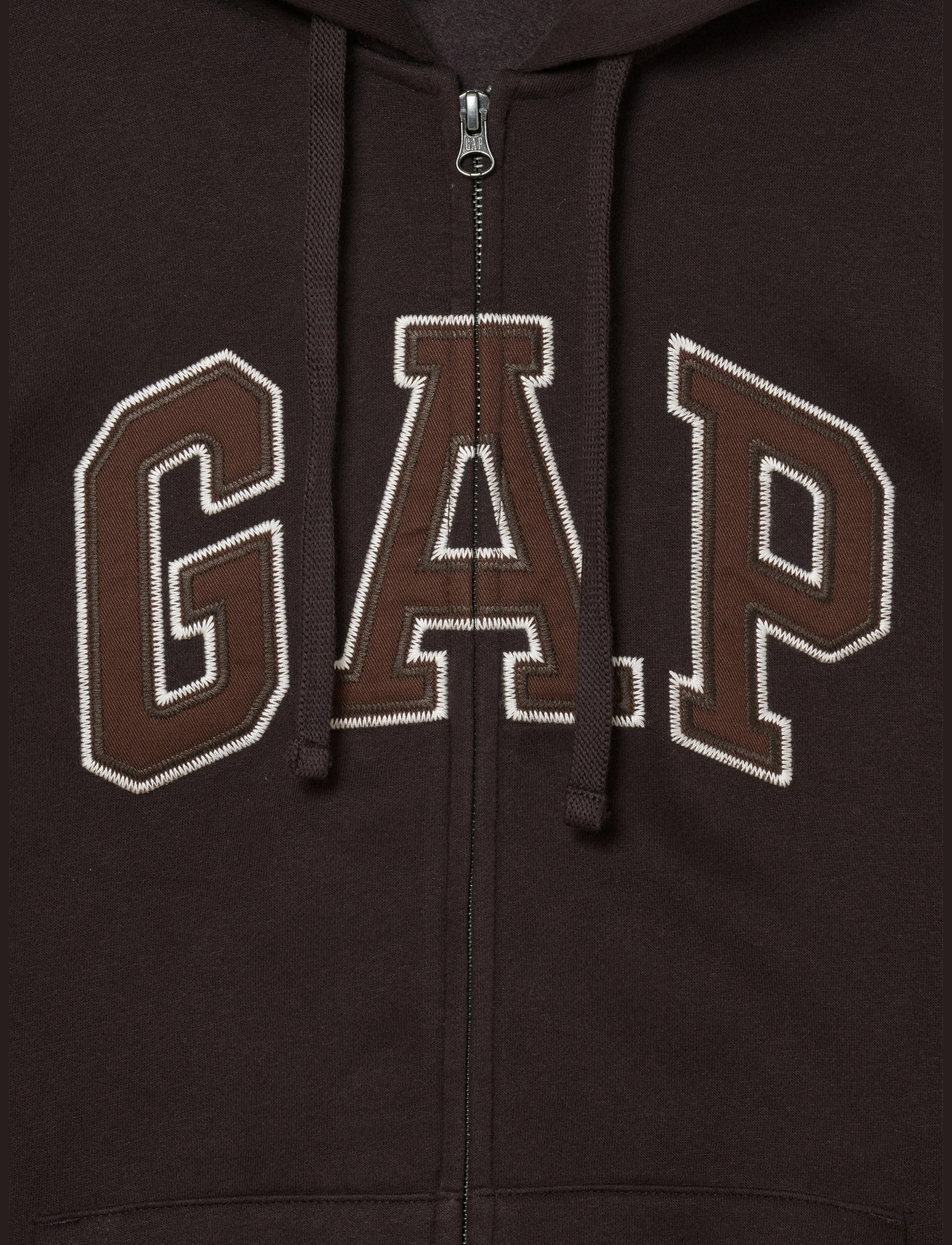 GAP - Adult VintageSoft Arch Logo Zip Hoodie - kapuzenpullover - terra brown v2 - 2