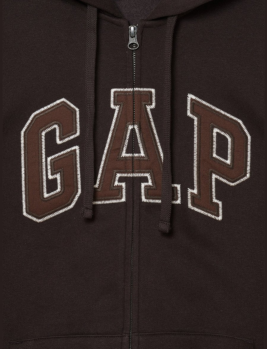GAP - Adult VintageSoft Arch Logo Zip Hoodie - kapuzenpullover - terra brown v2 - 2