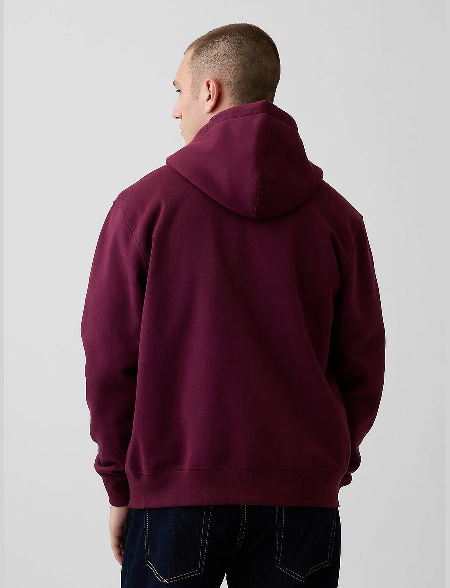 GAP - Adult VintageSoft Arch Logo Zip Hoodie - kapuutsiga pusad - tuscan red v3 - 3