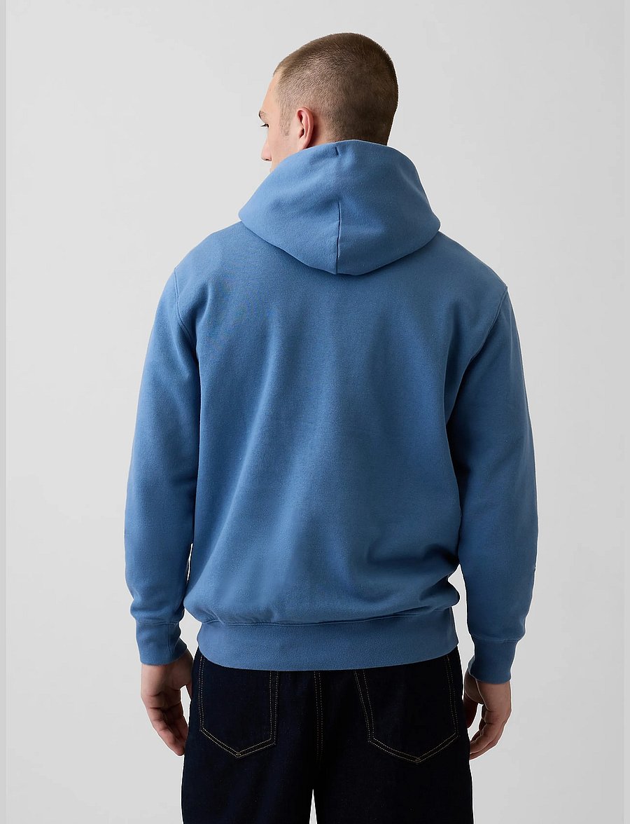 GAP - Adult VintageSoft Arch Logo Hoodie - hoodies - bainbridge blue 117 v2 - 3