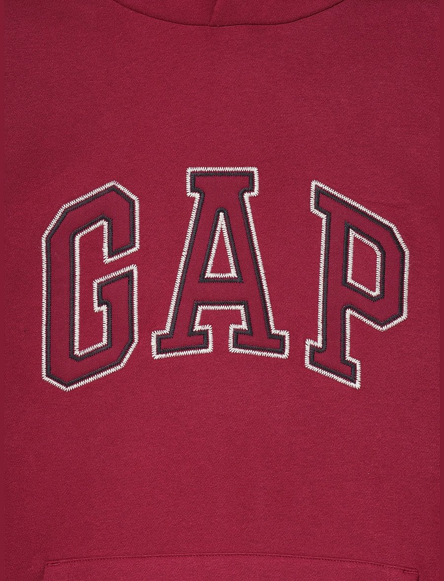 GAP - Adult VintageSoft Arch Logo Hoodie - kapuutsiga pusad - new classic red - 2