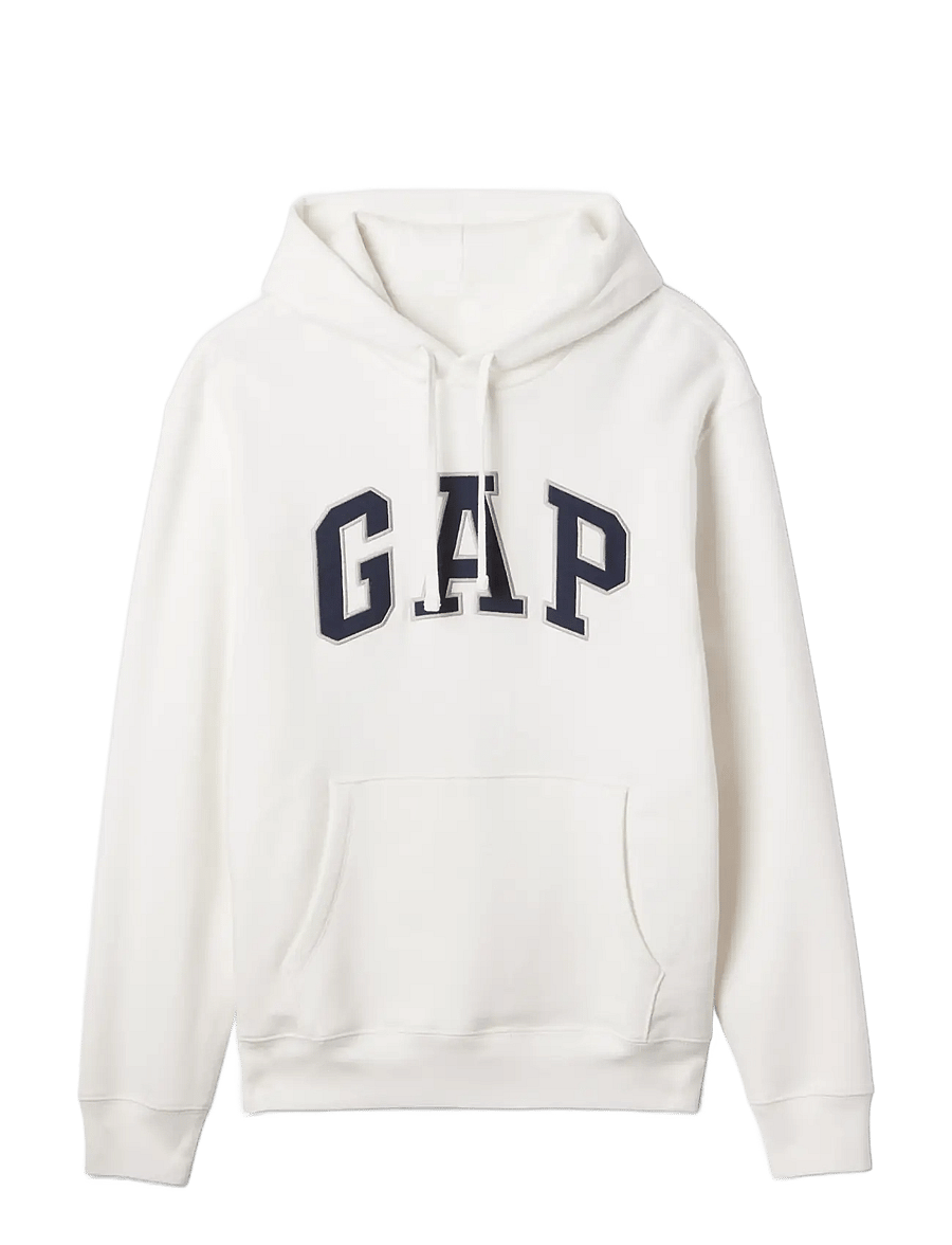 GAP - Adult VintageSoft Arch Logo Hoodie - new off white v2 - 1