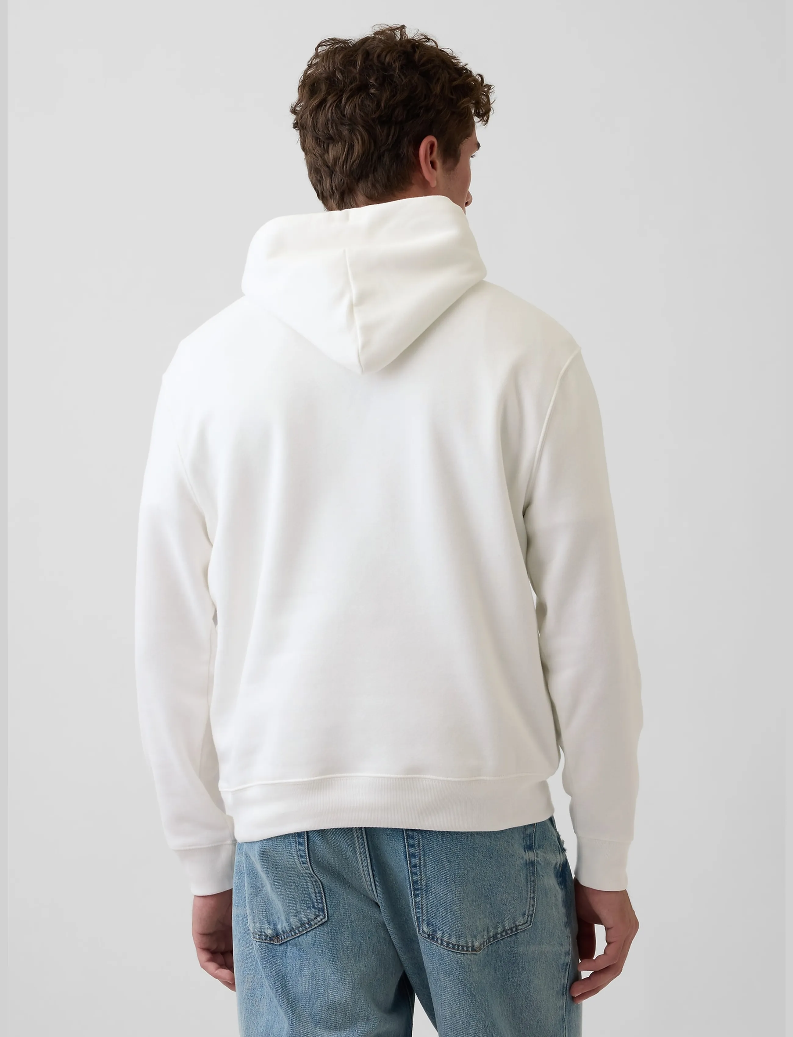 GAP - Adult VintageSoft Arch Logo Hoodie - new off white v2 - 3