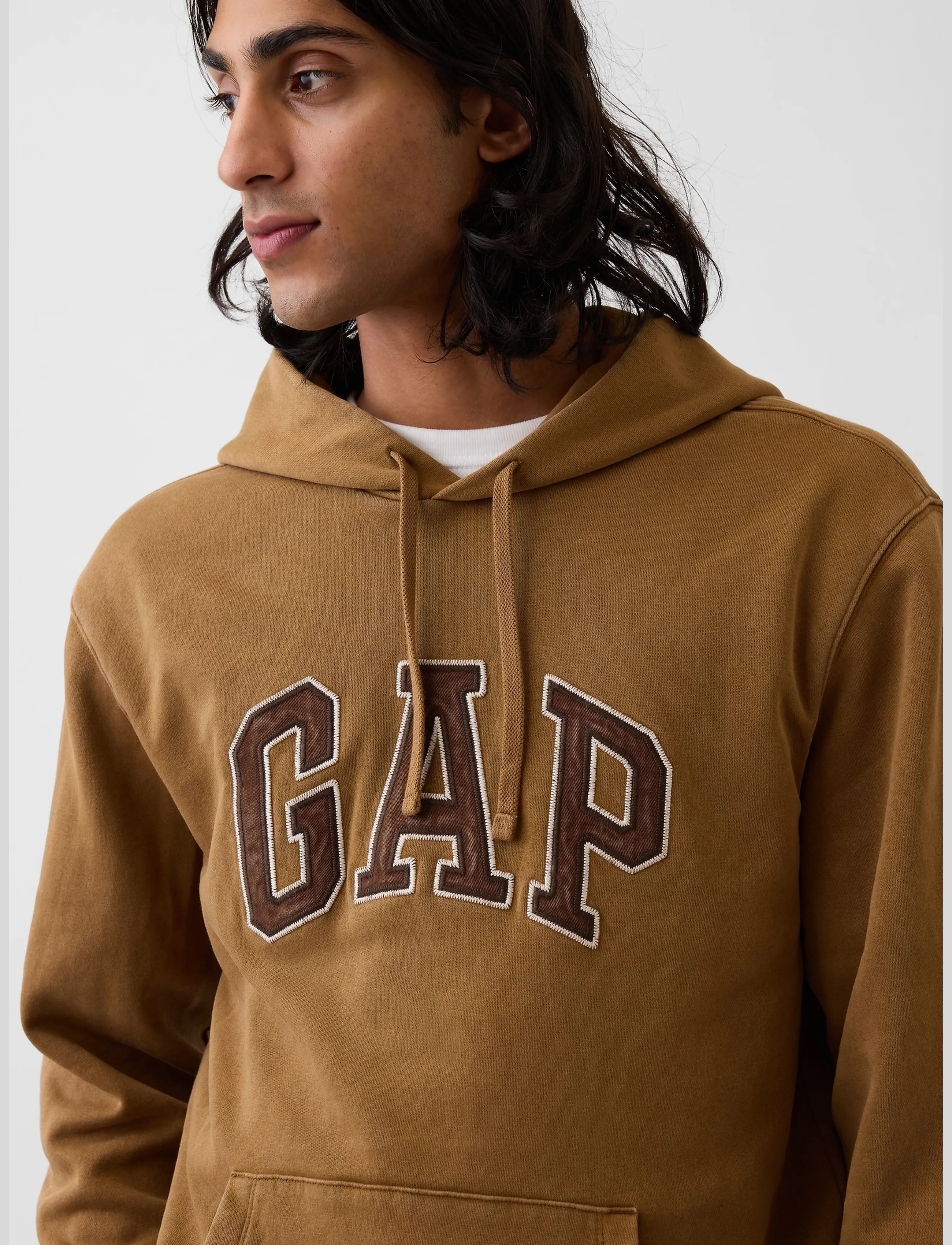 GAP - Adult VintageSoft Arch Logo Hoodie - hættetrøjer - palomino brown v2 - 4