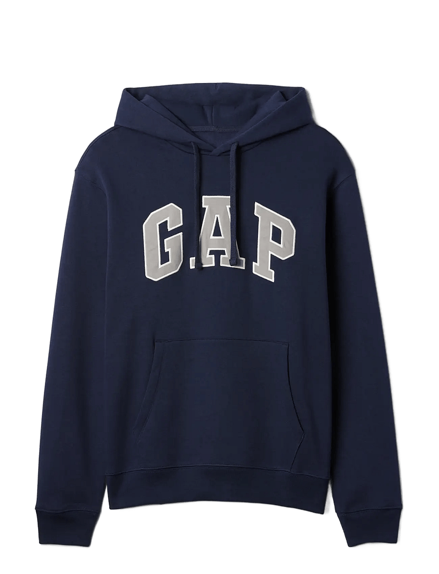 GAP - Adult VintageSoft Arch Logo Hoodie - tapestry navy v2 - 1