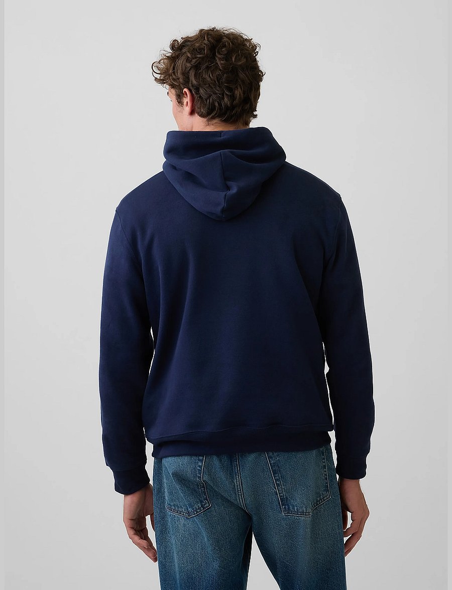 GAP - Adult VintageSoft Arch Logo Hoodie - tapestry navy v2 - 3
