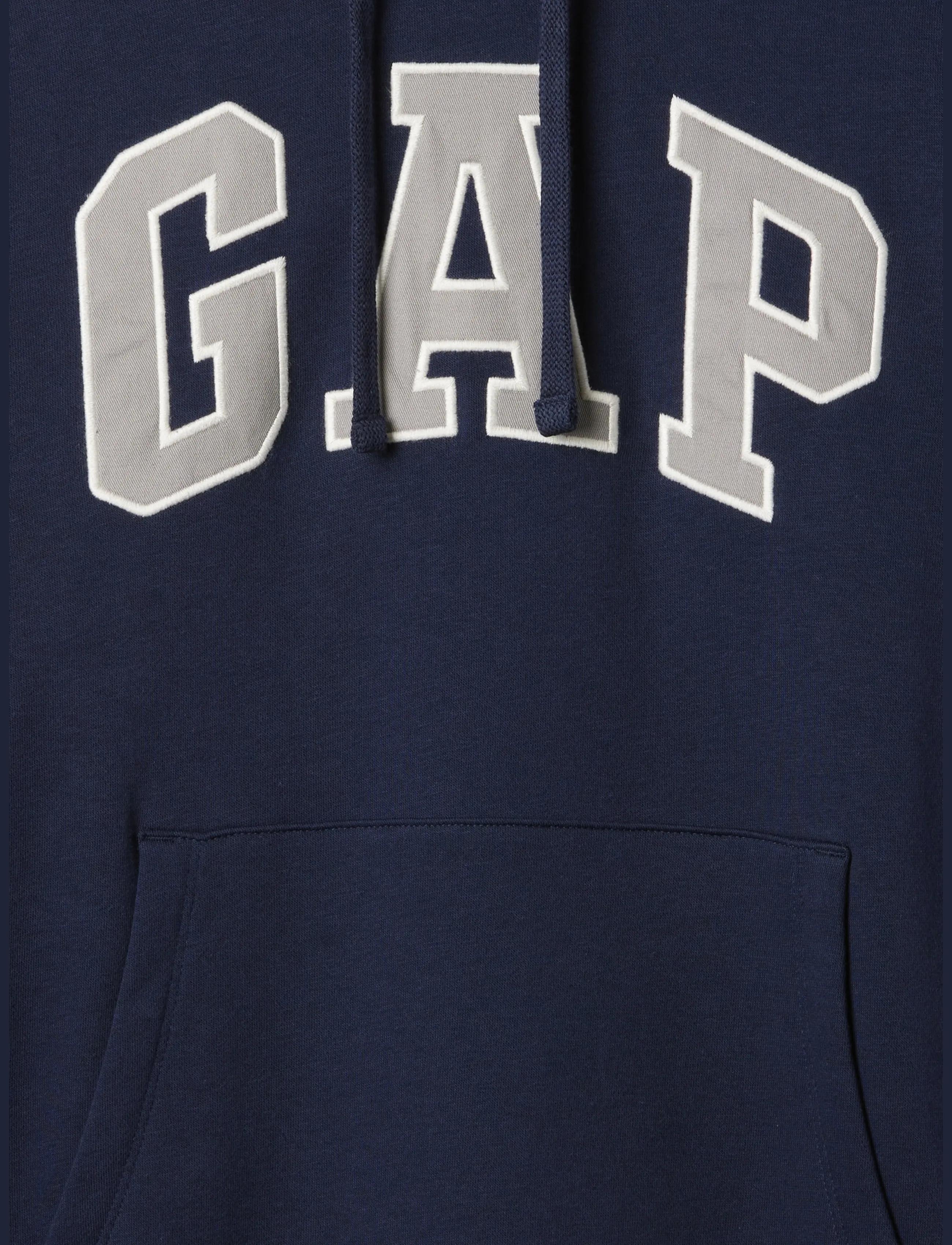 GAP - Adult VintageSoft Arch Logo Hoodie - tapestry navy v2 - 4