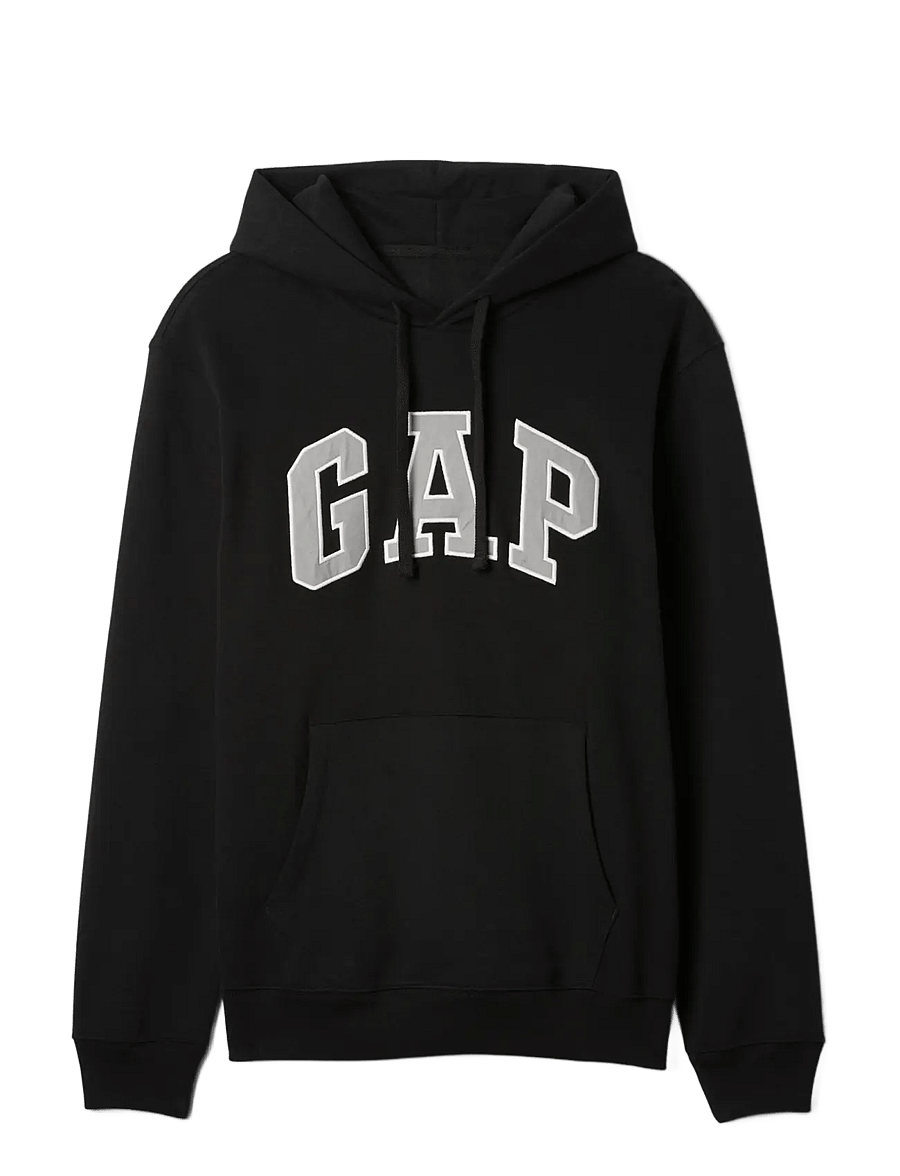 GAP - Adult VintageSoft Arch Logo Hoodie - kapuutsiga pusad - true black v2 - 1