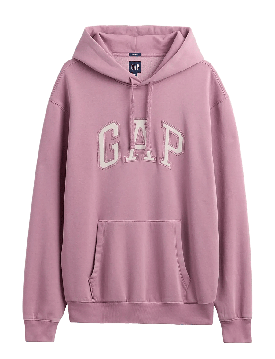 GAP - Adult VintageSoft Arch Logo Hoodie - hættetrøjer - wispy mauve v2 - 1