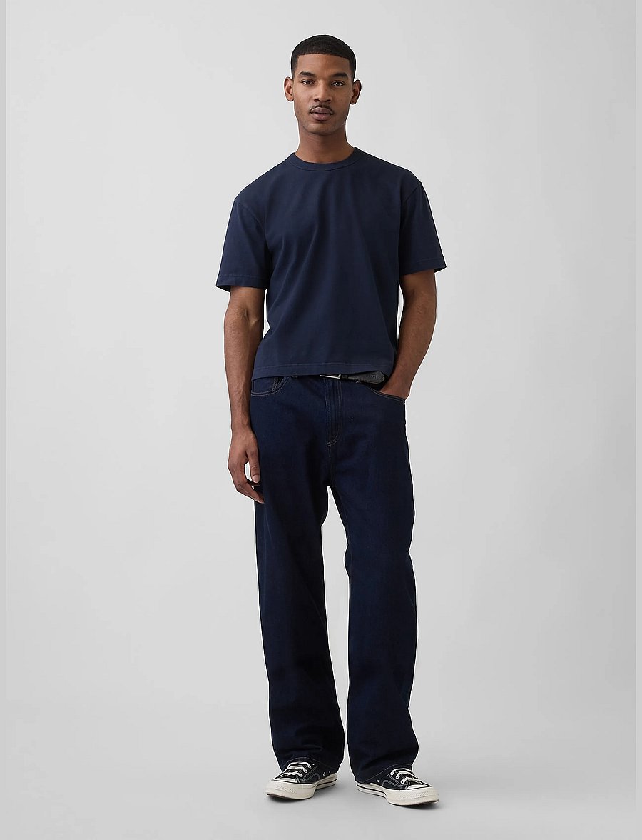 GAP - Adult Heavyweight Crop T-Shirt from the GAP collection - new classic navy 2 - 2