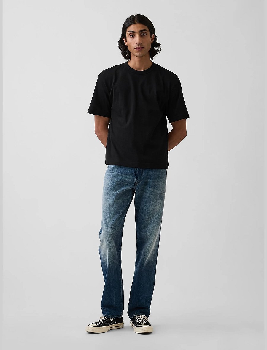 GAP - Adult Heavyweight Crop T-Shirt from the GAP collection - kortærmede t-shirts - true black v2 - 2