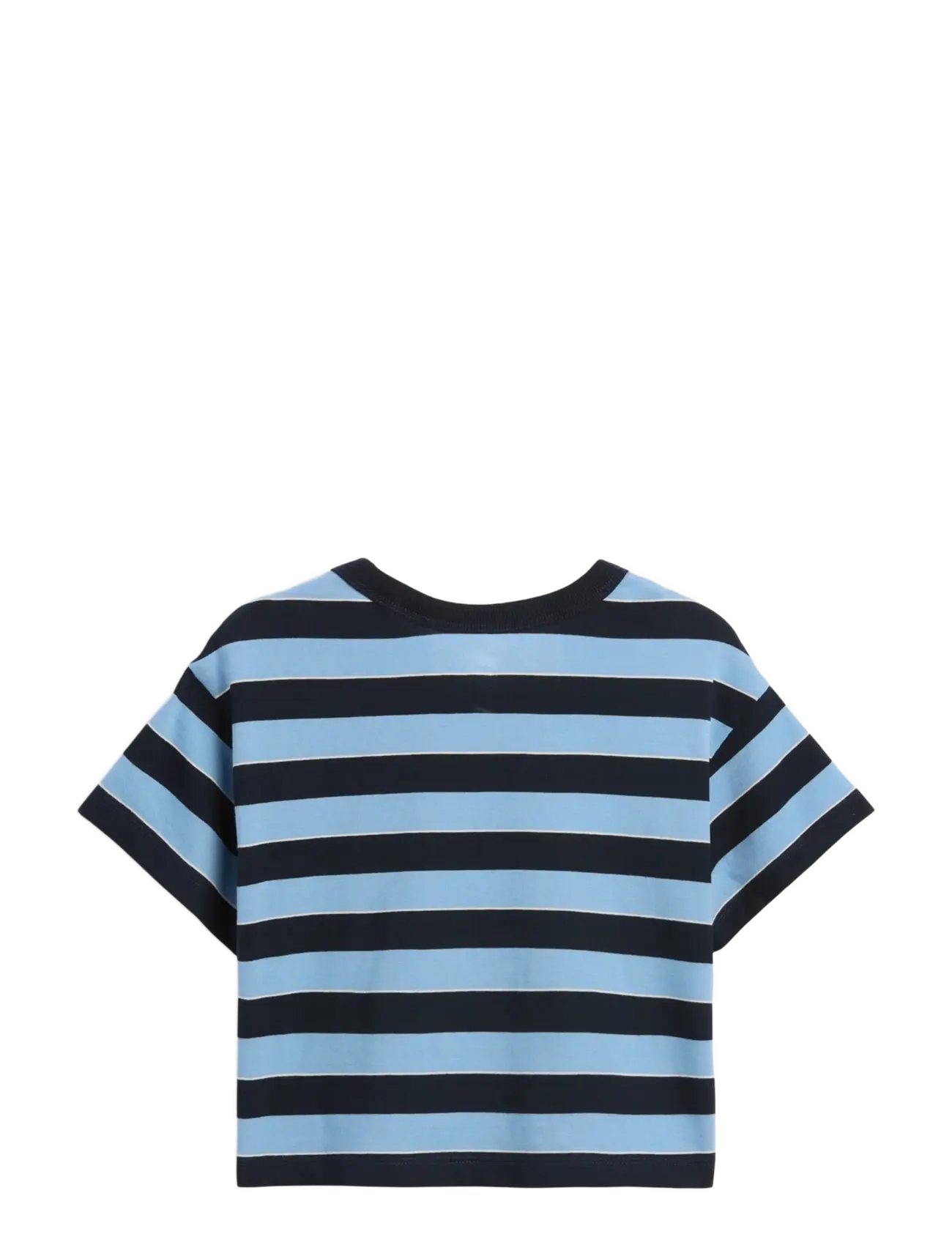 GAP - Baby & Toddler Oversized T-Shirt - short-sleeved t-shirts - blue suede stripe - 1