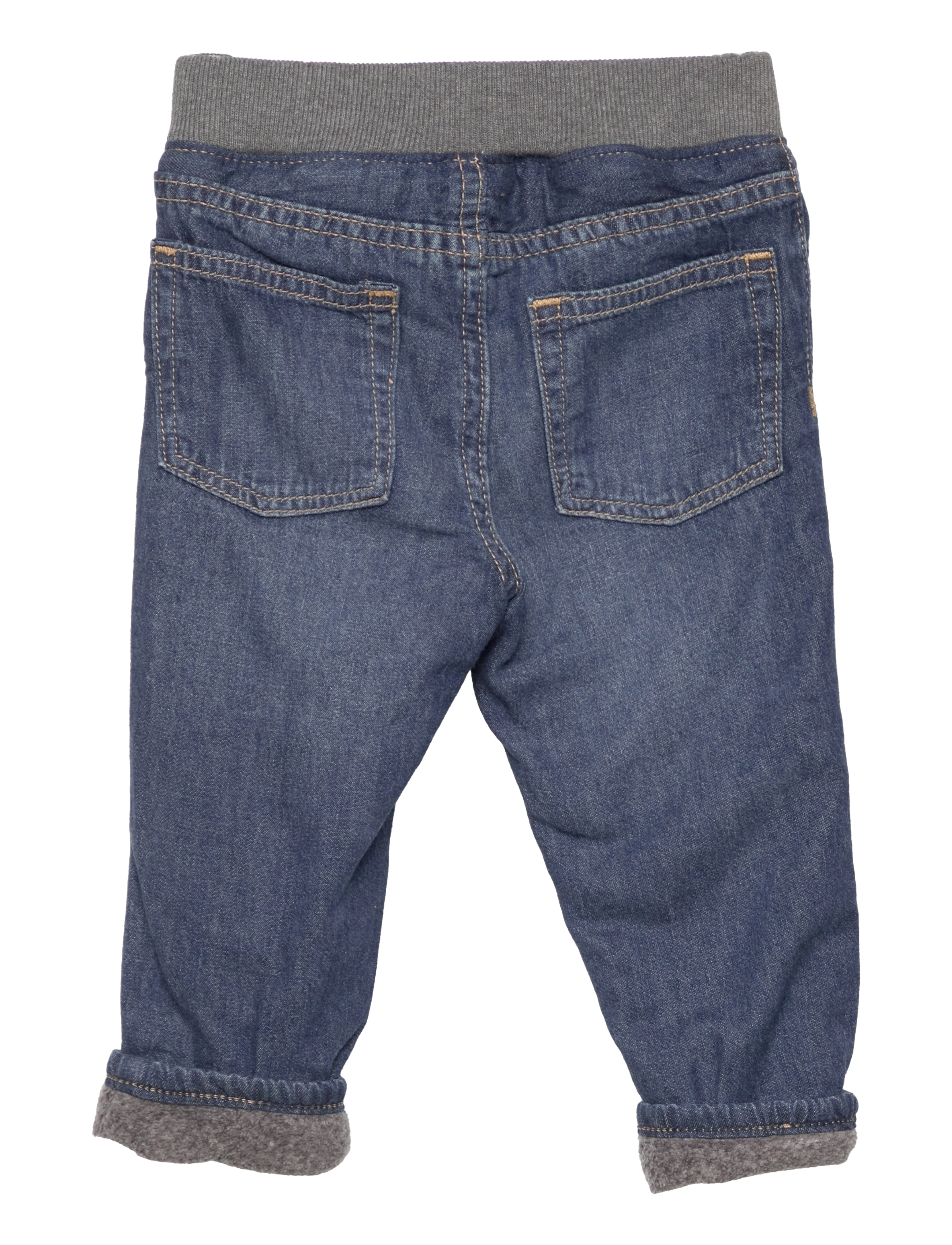 GAP - Baby Lined Pull-On Jeans - medium wash - 1