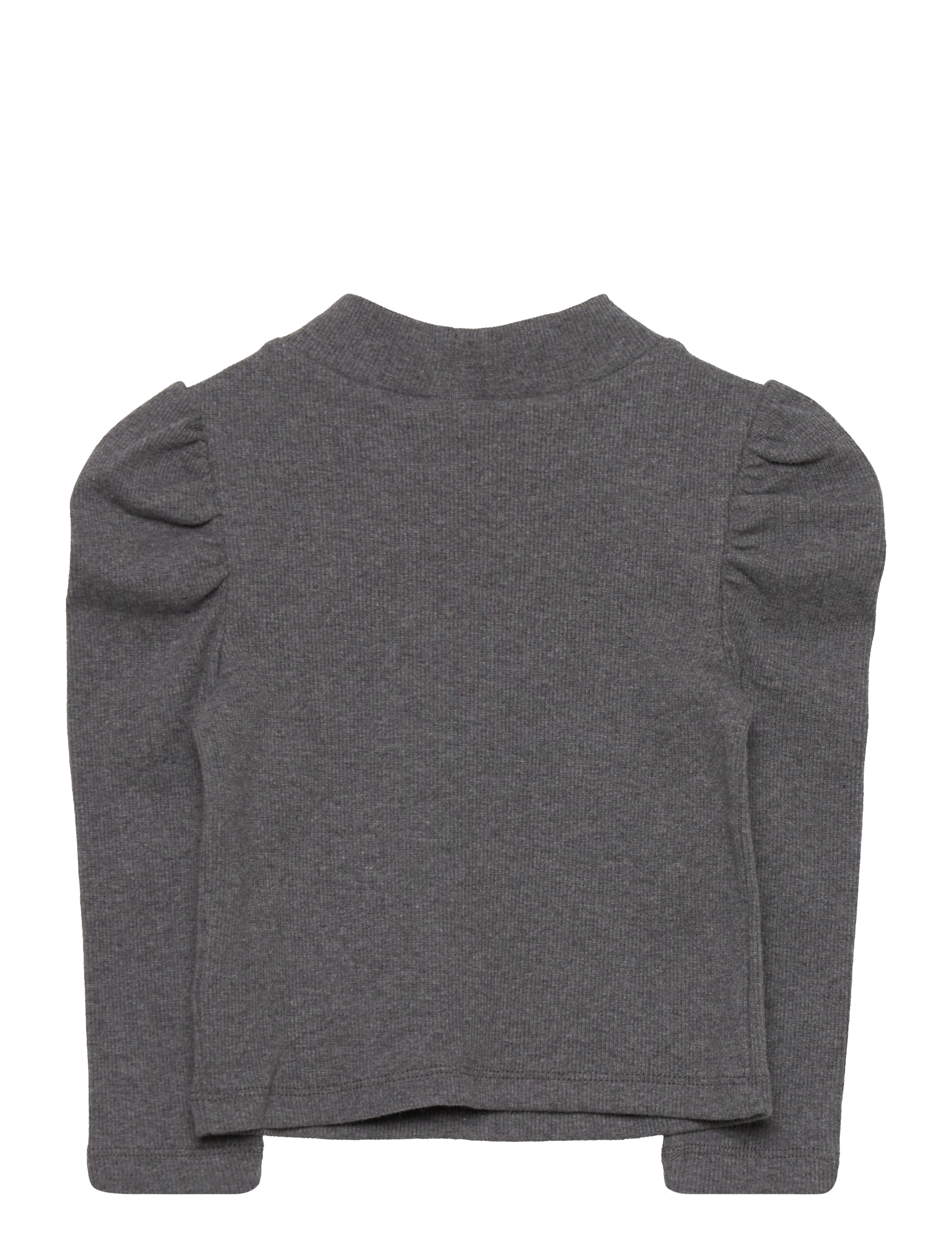 GAP - Toddler Puff Sleeve Turtleneck Top - heather grey b50 - 1