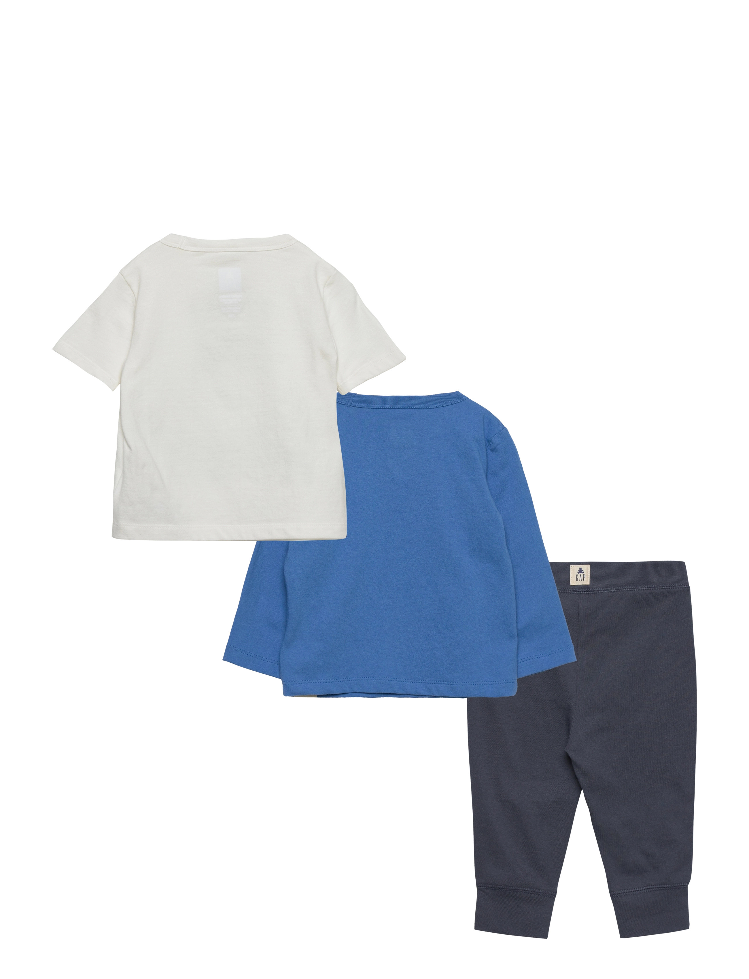 GAP - Toddler 100% Organic Cotton Mix and Match Graphic 3-Piece - blue electra - 1