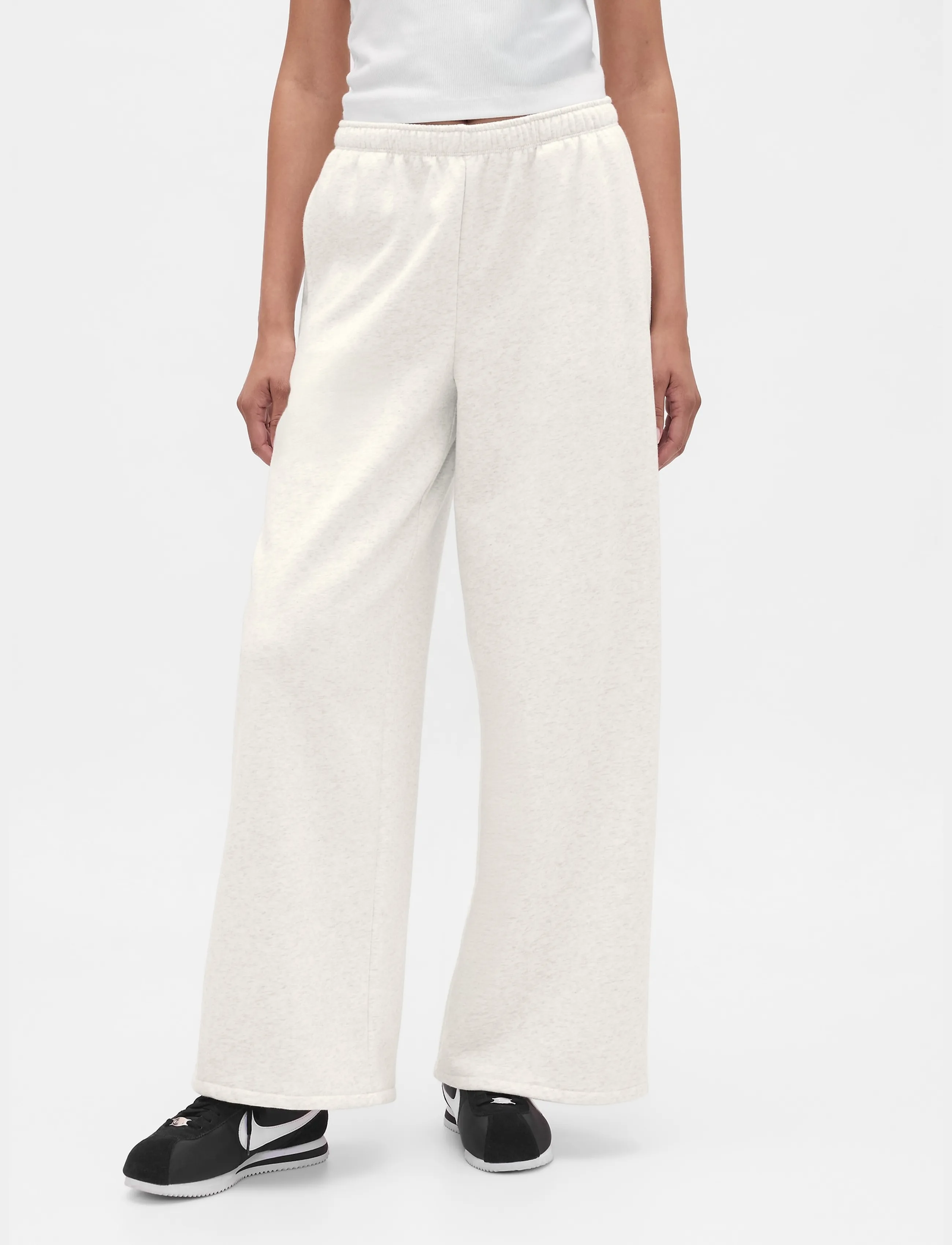 GAP - VintageSoft Baggy Sweatpants from the GAP collection - alltags-style - pale grey heather bc01 - 2