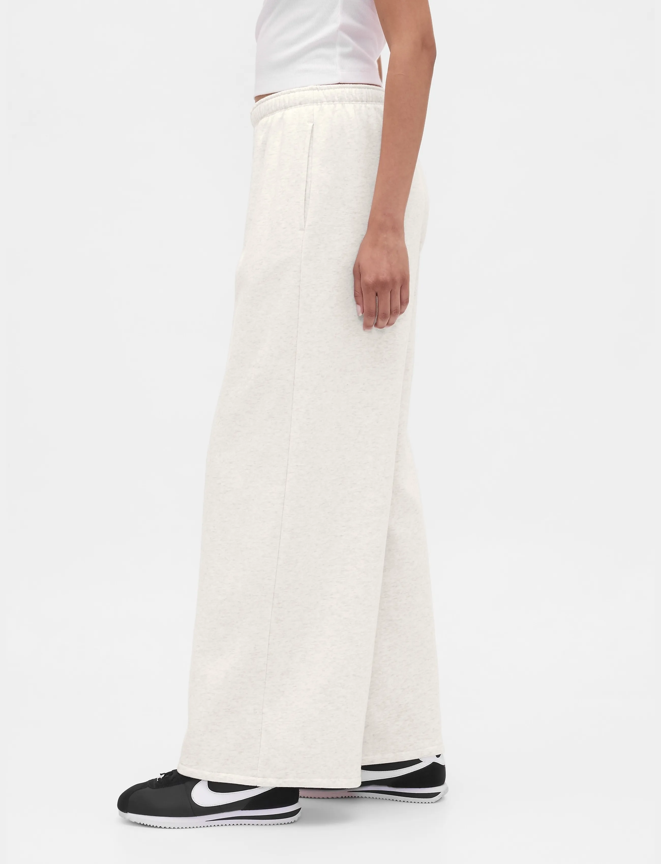GAP - VintageSoft Baggy Sweatpants from the GAP collection - alltags-style - pale grey heather bc01 - 5
