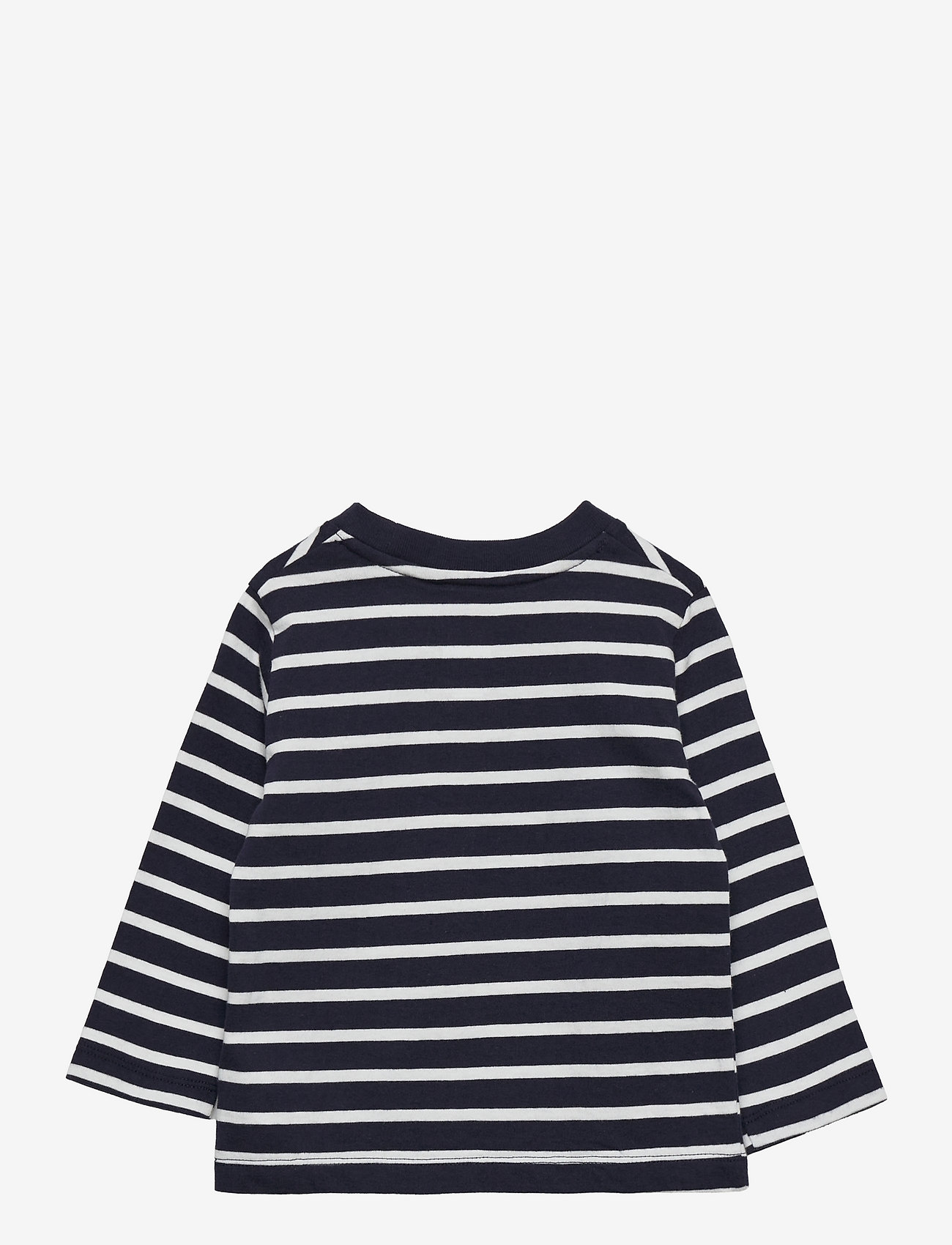GAP - Toddler 100% Organic Cotton Mix and Match Stripe T-Shirt - bold navy stripe - 1