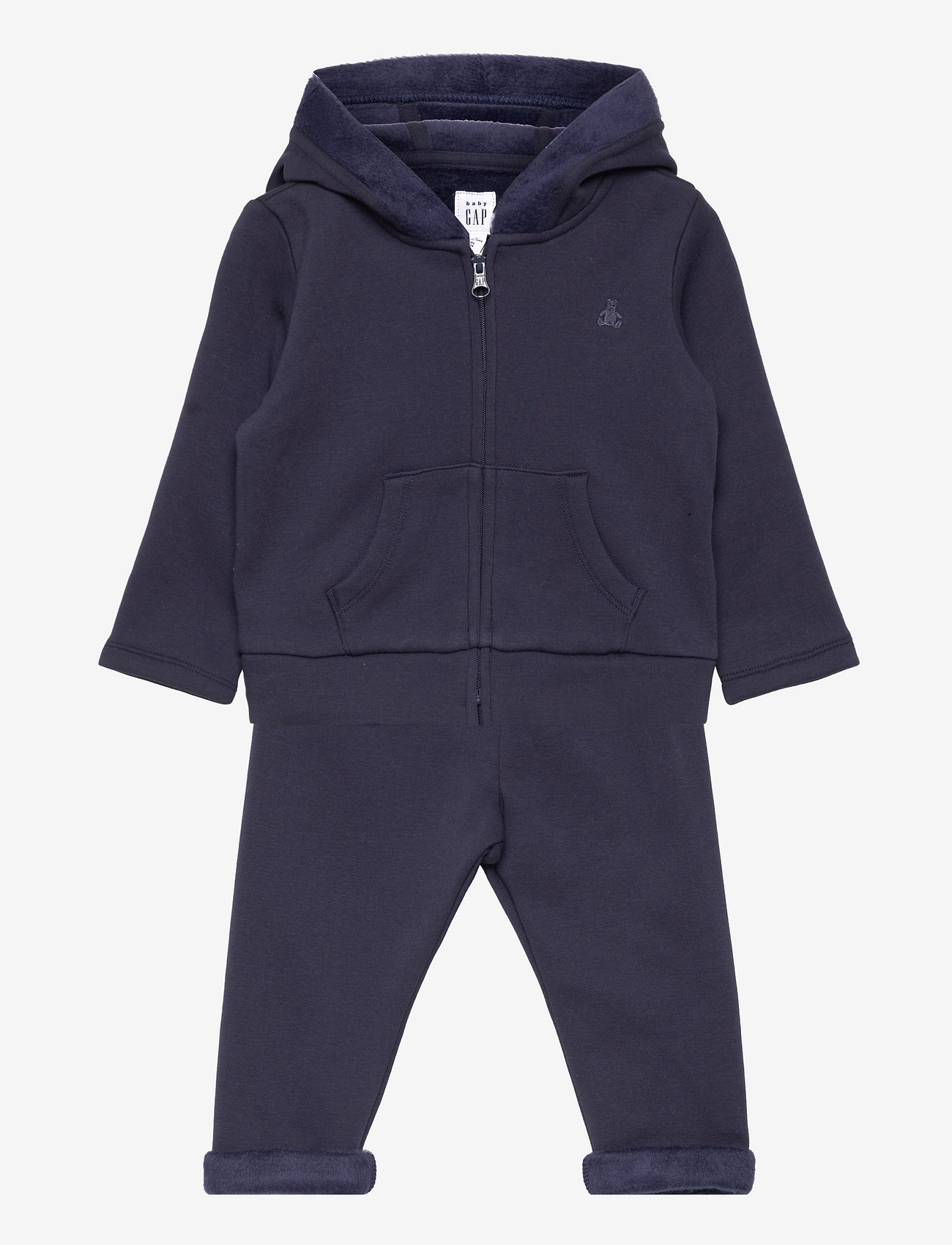 GAP - Baby Cozy Hoodie Outfit Set - navy uniform - 0