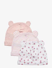 GAP - Baby 100% Organic Cotton First Favorite Beanie (3-Pack) - laveste priser - light pink floral - 0