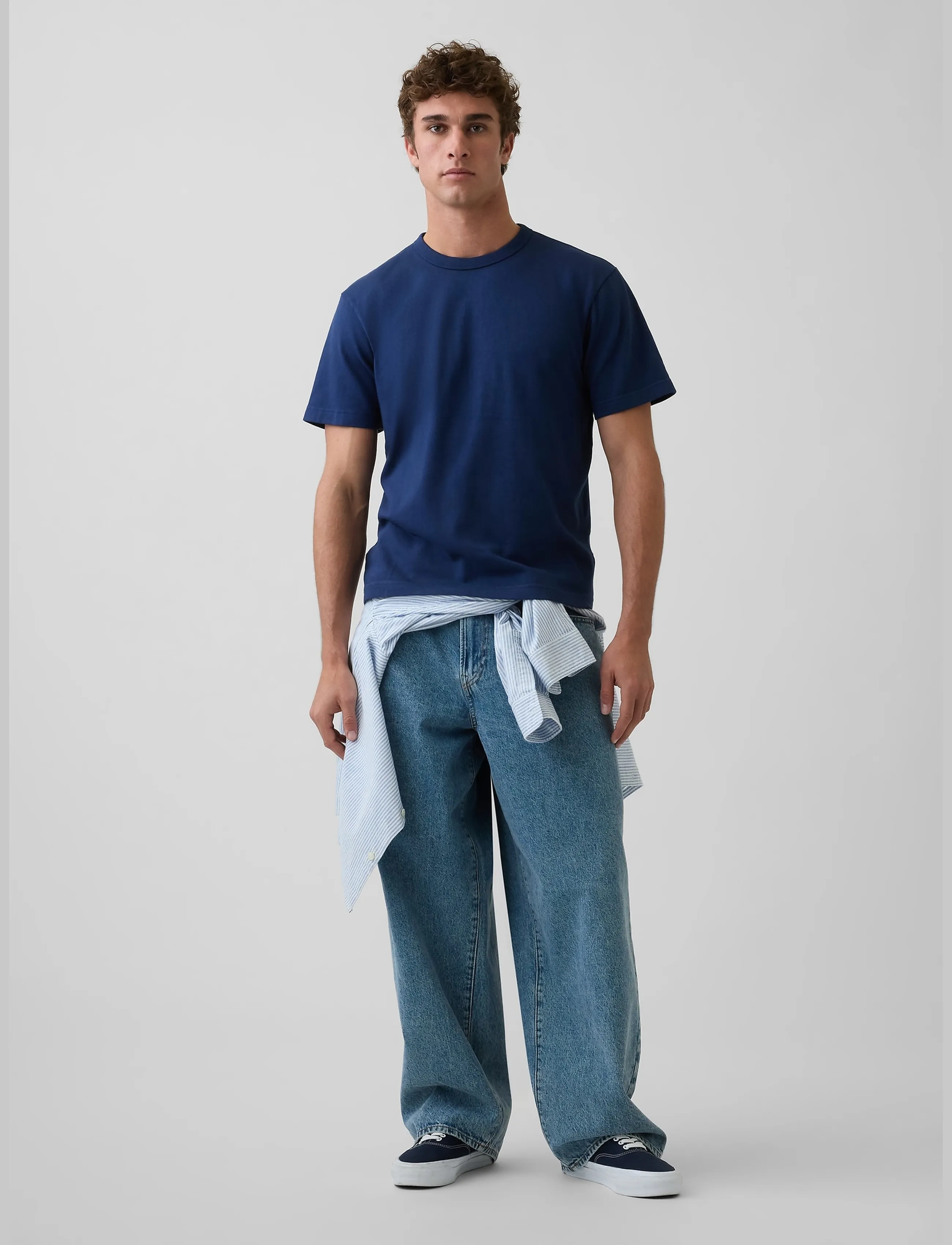 GAP - Adult Heavyweight Relaxed T-Shirt from the GAP collection - lühikeste varrukatega t-särgid - navy uniform - 2