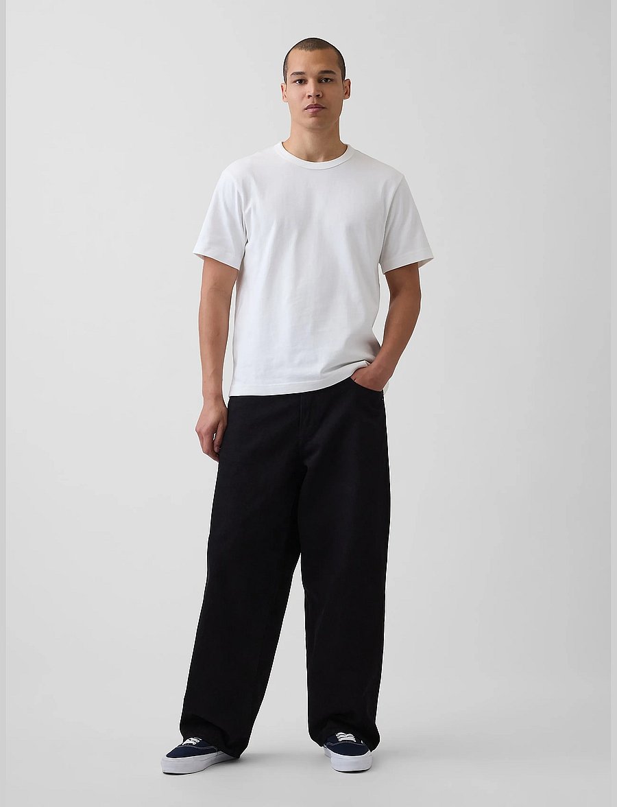 GAP - Adult Heavyweight Relaxed T-Shirt from the GAP collection - short-sleeved t-shirts - new off white - 2