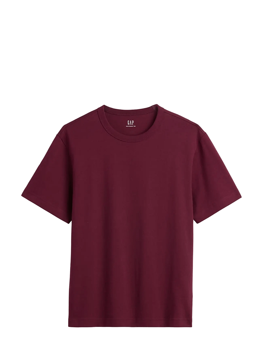 GAP - Adult Heavyweight Relaxed T-Shirt from the GAP collection - lühikeste varrukatega t-särgid - tuscan red v3 - 1