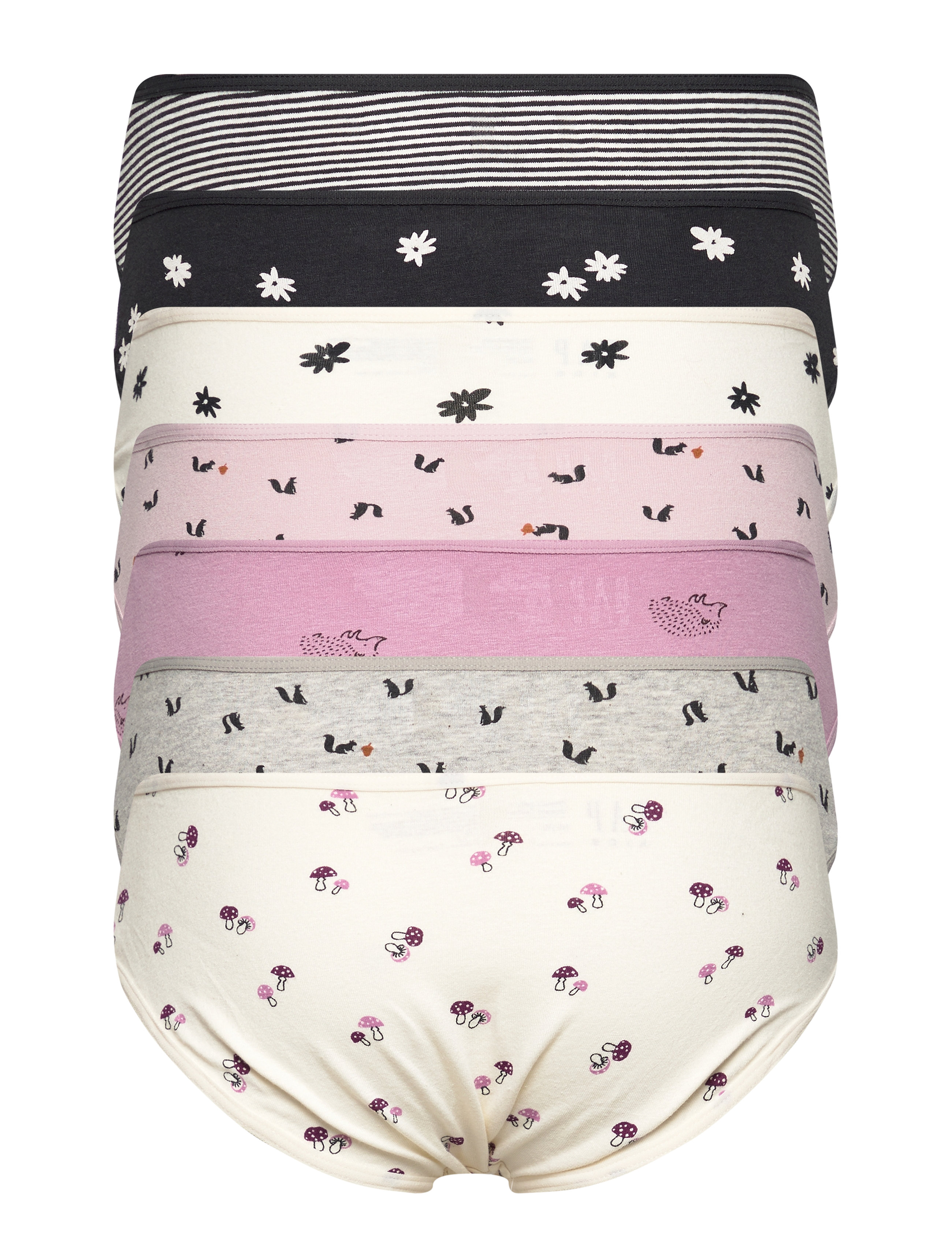 GAP - Kids Organic Cotton Printed Bikini Briefs (7-Pack) - multi - 1