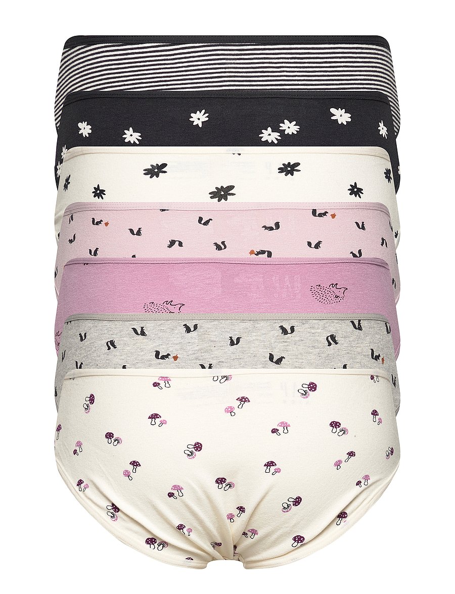 GAP - Kids Organic Cotton Printed Bikini Briefs (7-Pack) - multi - 1