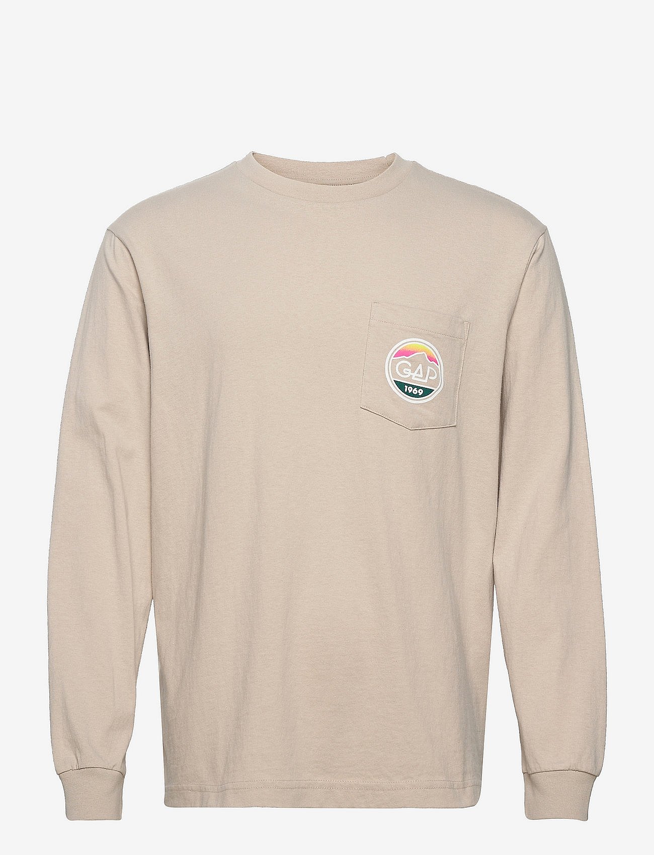 Gap Logo T-Shirt - BEIGE 1